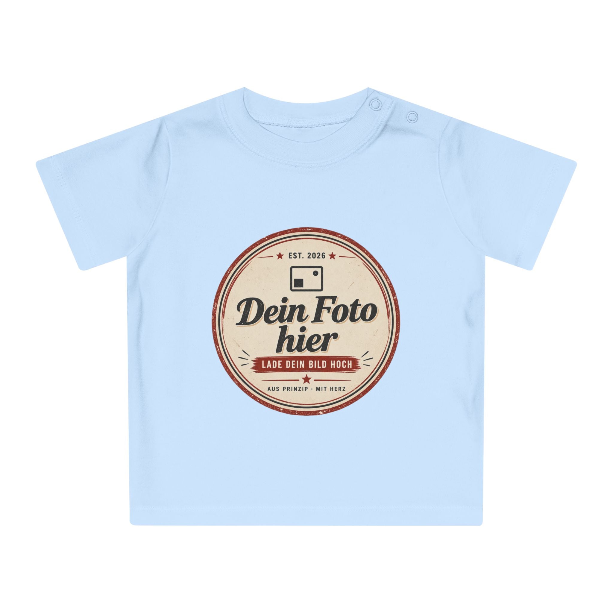 Personalized Baby T-Shirt with Your Own Design – Print Baby Clothes 0–3 Years