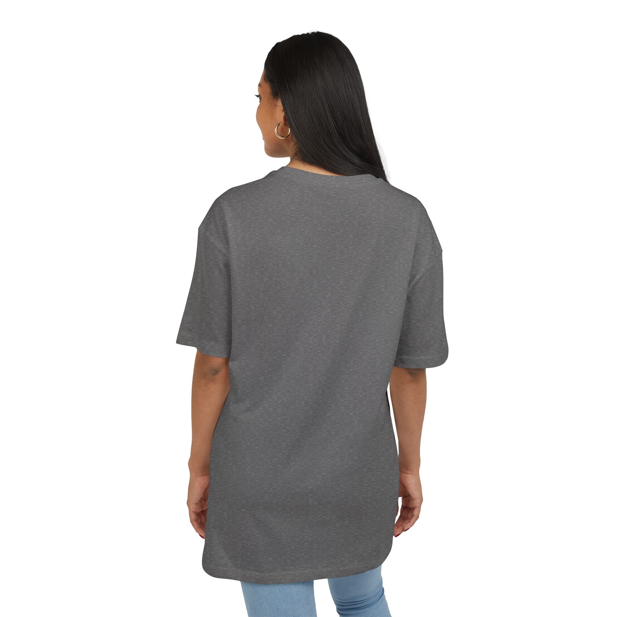 Oversize Tee — "Dein eigenes Design!" Retro Badge Graphic
