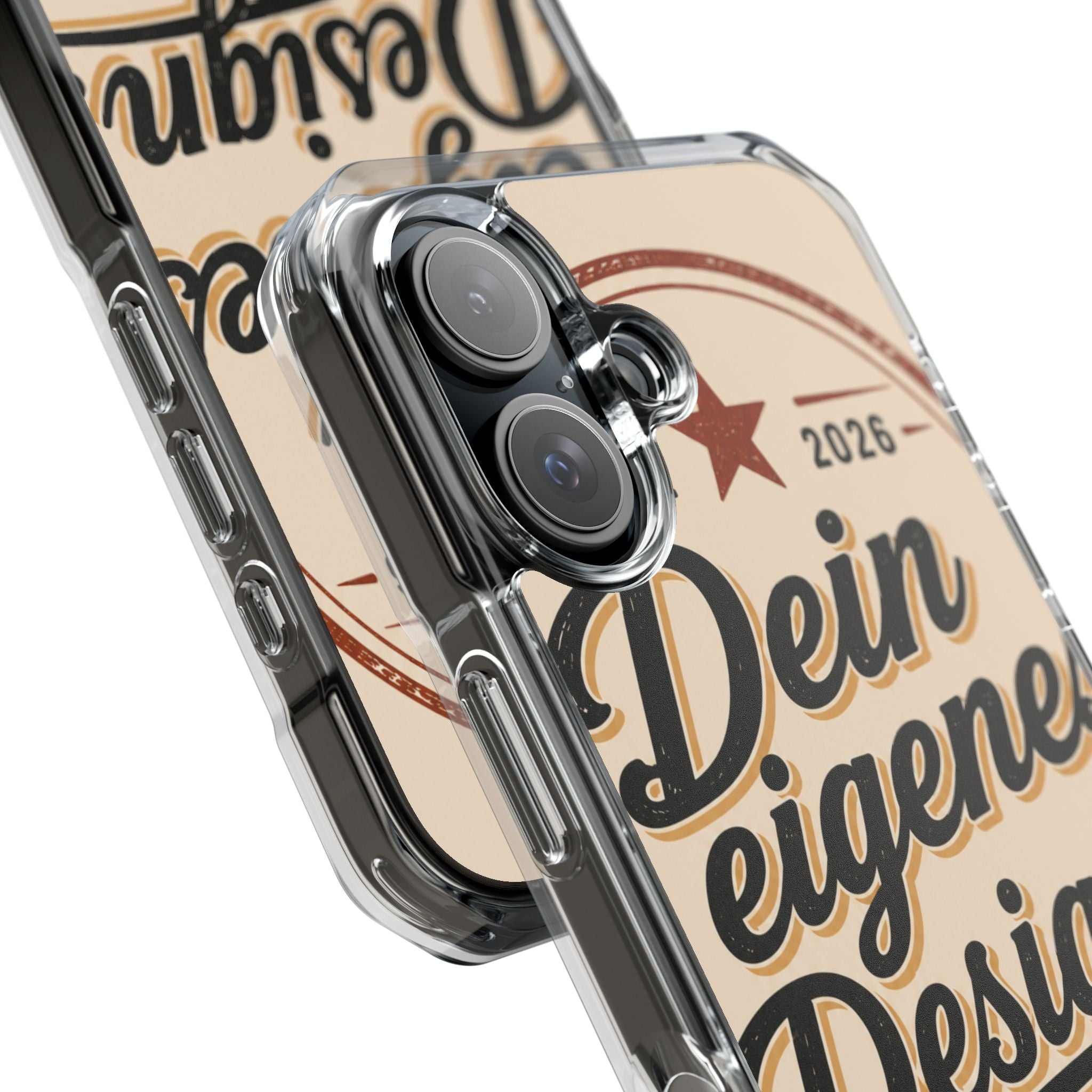 Clear Magnetic Phone Case — Custom Print “Dein eigenes Design”
