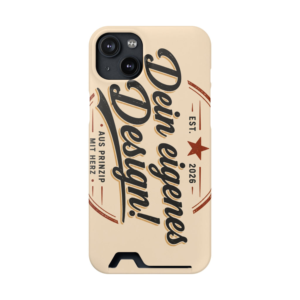Handyhülle personalisiert mit Kartenhalter – iPhone & Samsung eigenes Design