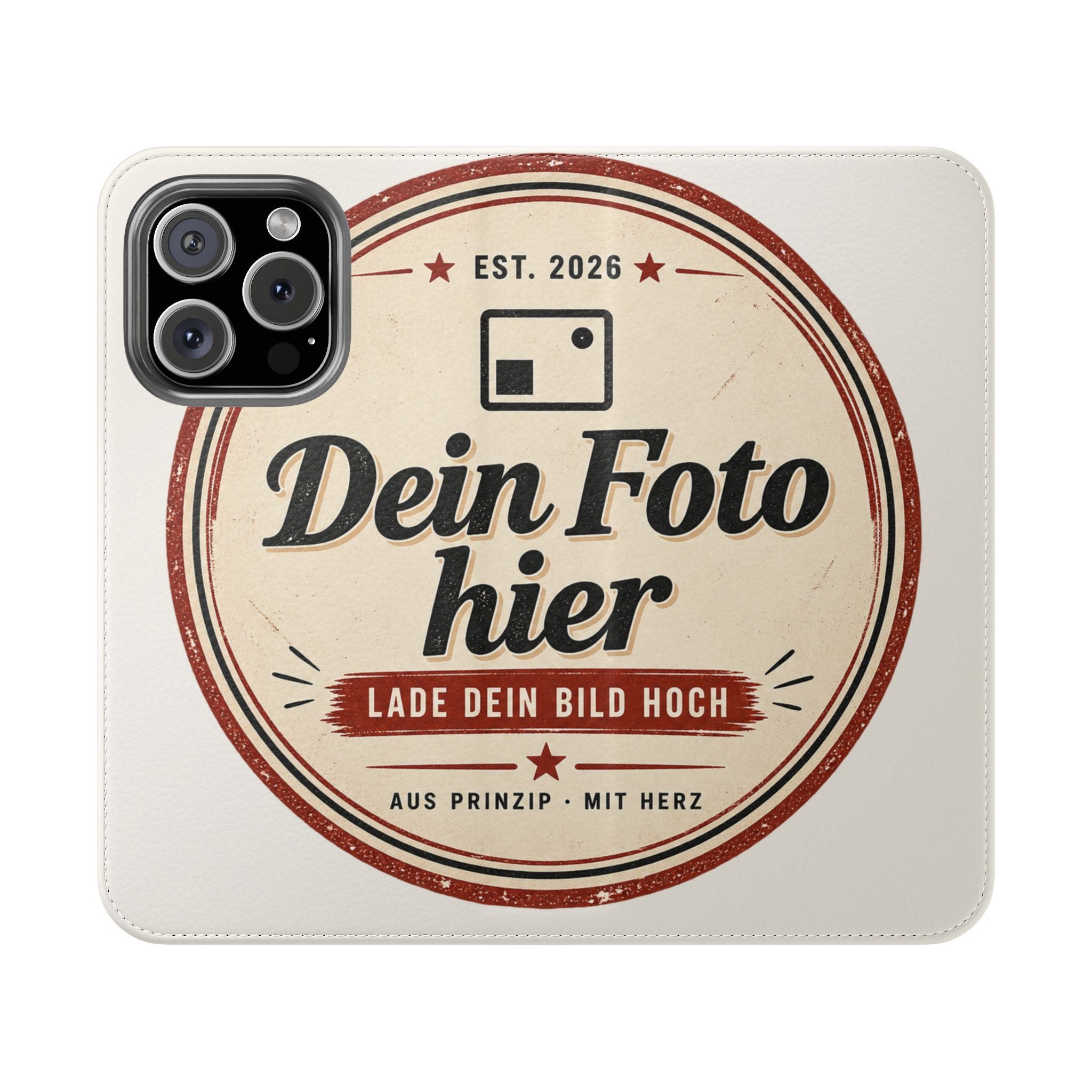 Custom Flip Phone Case with Wallet – iPhone & Samsung Own Design