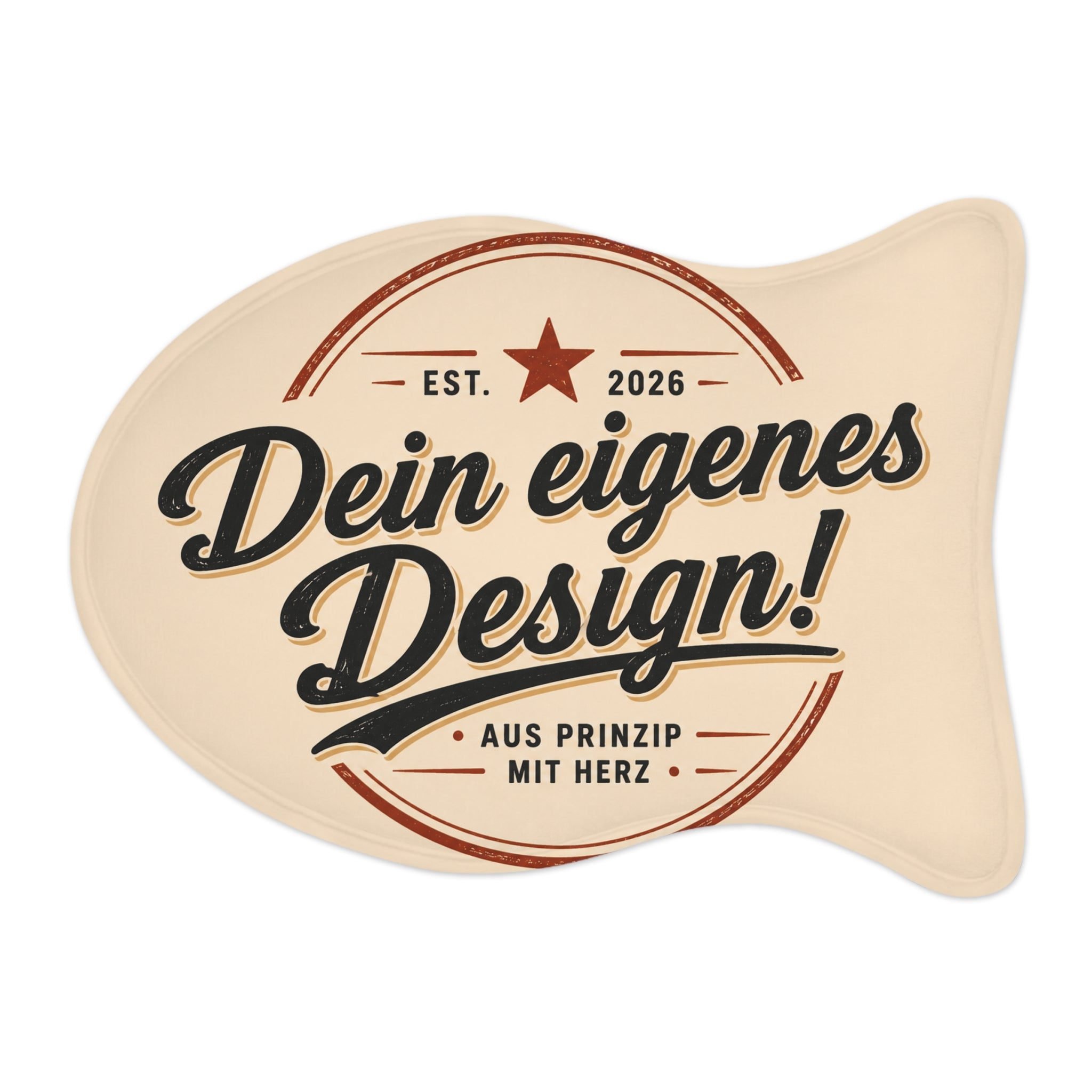 Customizable Bone Pet Feeding Mat — 'Dein eigenes Design!' Personalized Dog Bowl Placemat