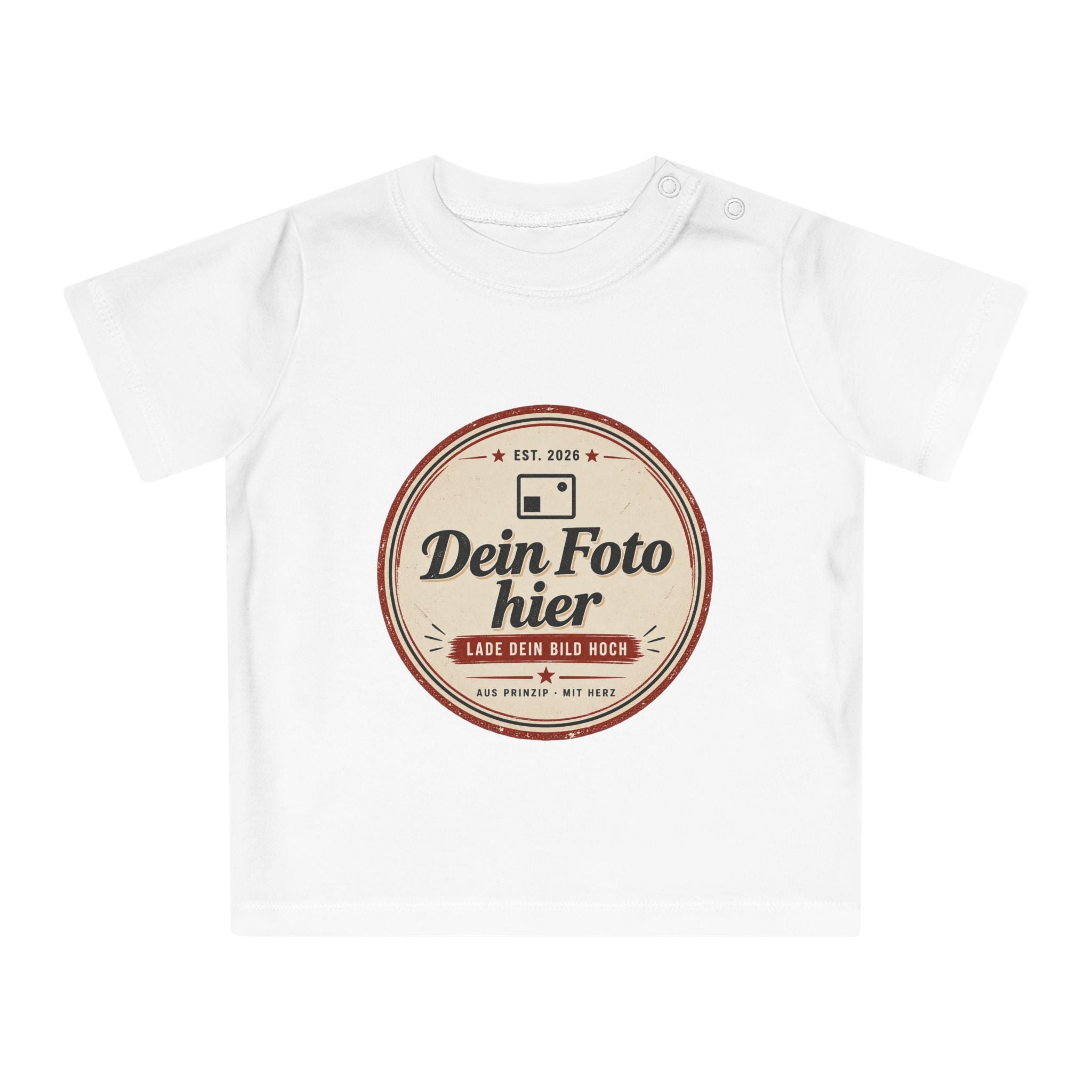 Personalized Baby T-Shirt with Your Own Design – Print Baby Clothes 0–3 Years