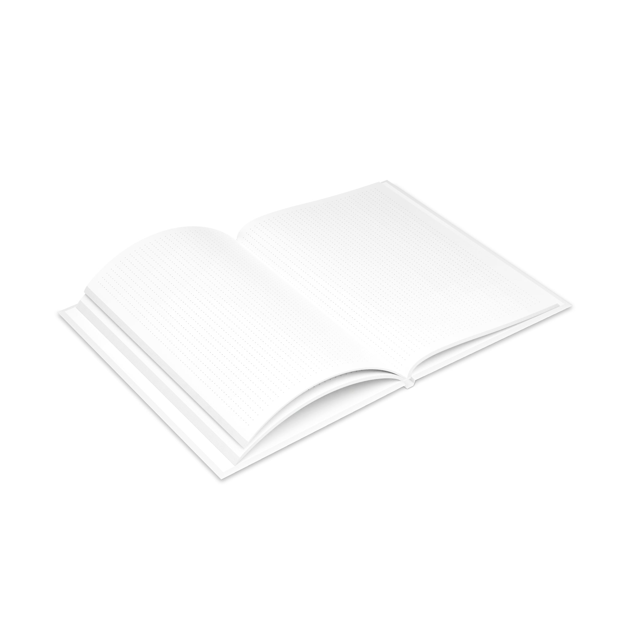 Vintage Badge Hardcover Notebook — 'Dein eigenes Design' Puffy Cover Journal
