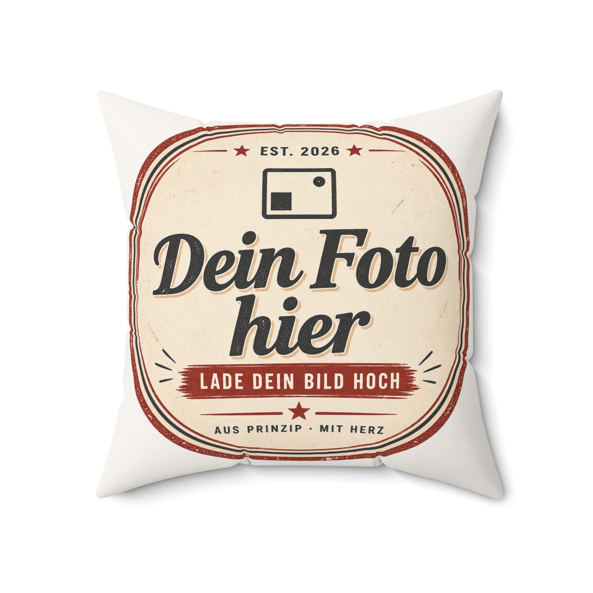 Photo personalized decorative pillow - Design your own printed pillow