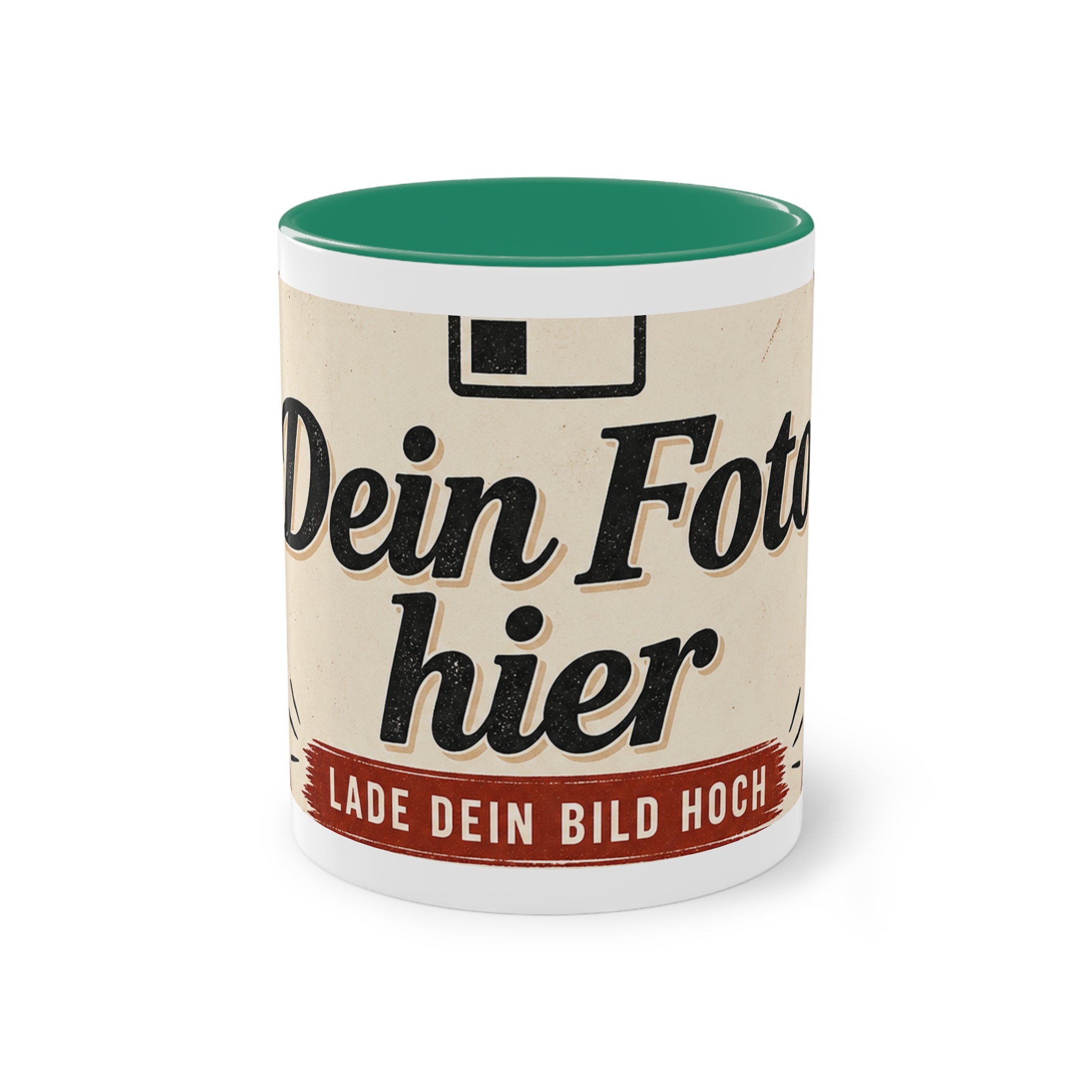 Two-Tone Personalized Mug – 11oz Coffee Cup Printed with Your Own Design