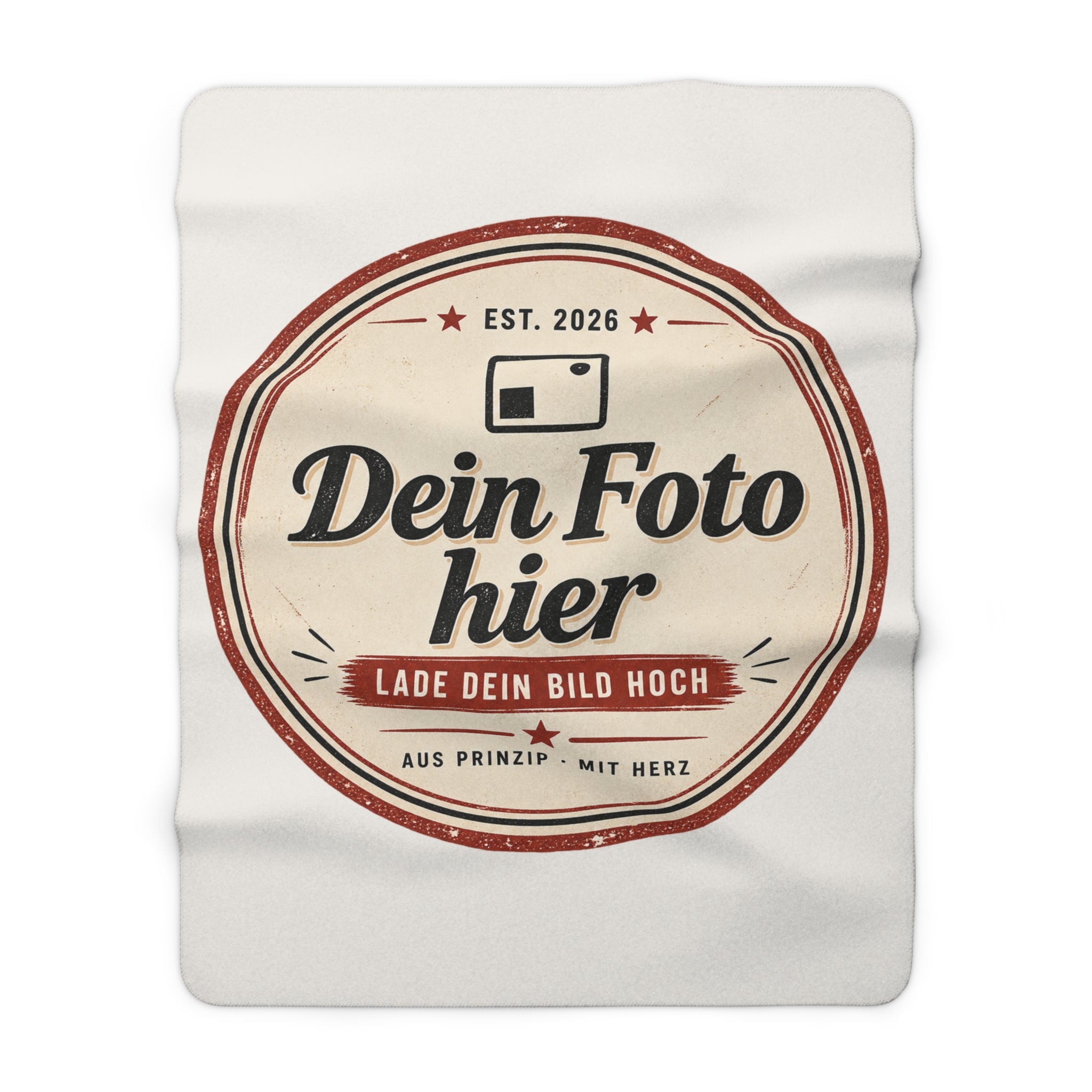 Personalized Blanket with Photo – Design Your Own Sherpa Fleece Blanket