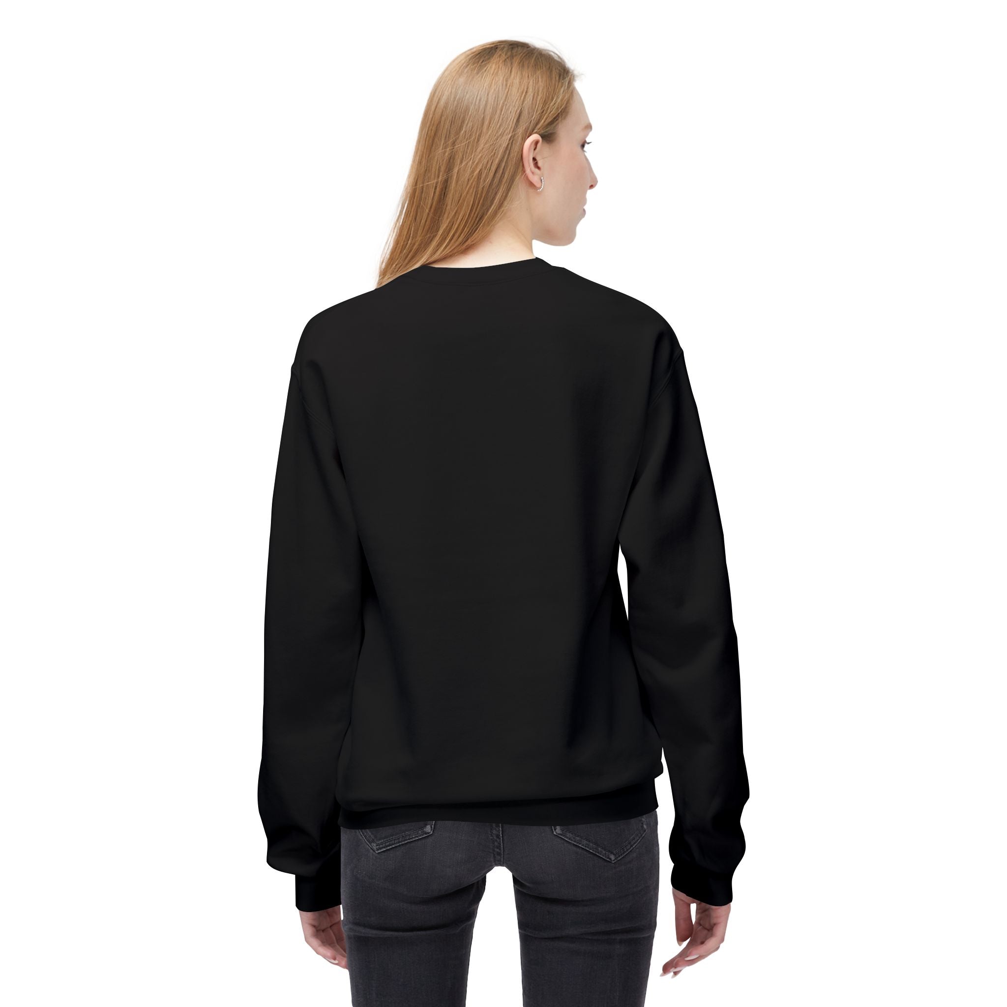 Crewneck Sweatshirt — "Dein eigenes Design!" Retro Badge Graphic