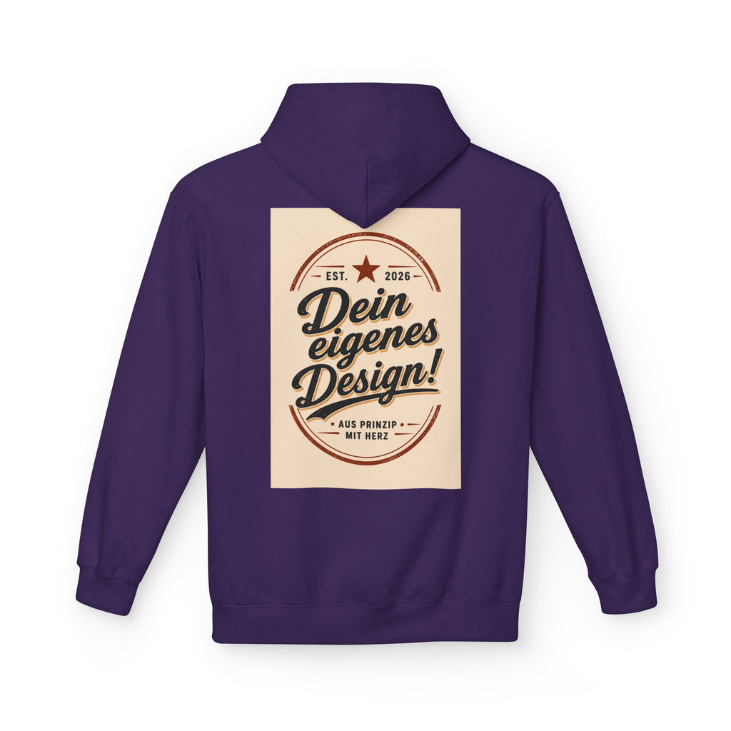 Hoodie — Custom Vintage Badge Design (Dein eigenes Design!)
