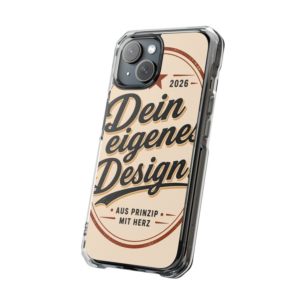 Clear Magnetic Phone Case — Custom Print “Dein eigenes Design”