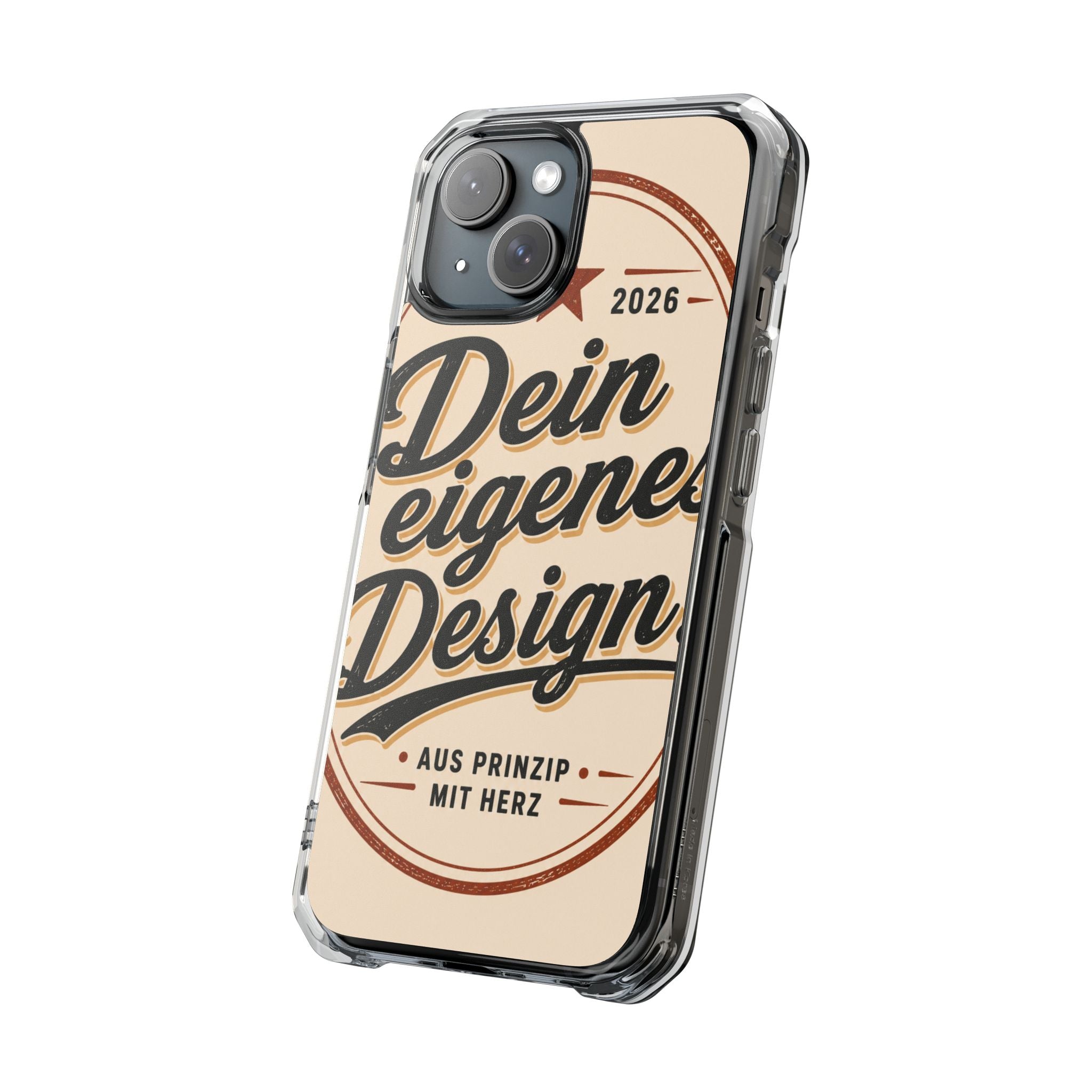 Clear Magnetic Phone Case — Custom Print “Dein eigenes Design”