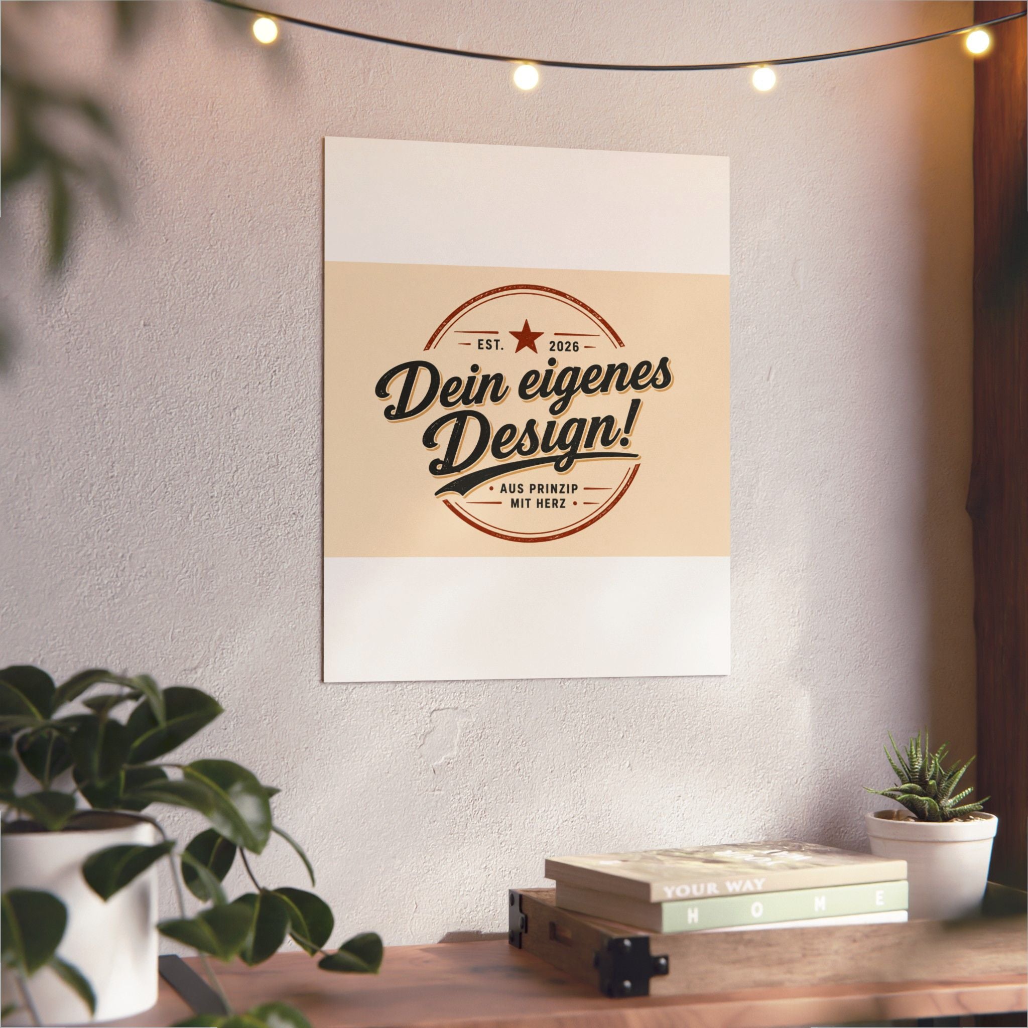 Custom Aluminum Wall Panel — "Dein eigenes Design!" Personalized Metal Sign