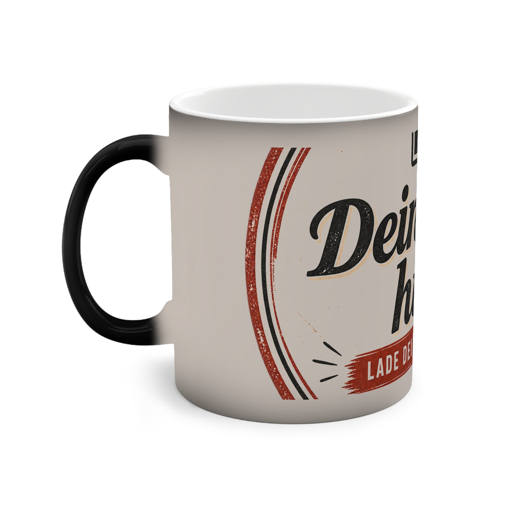 Farbwechsel Tasse personalisiert – Magische Thermoeffekt Tasse 11oz mit eigenem Design