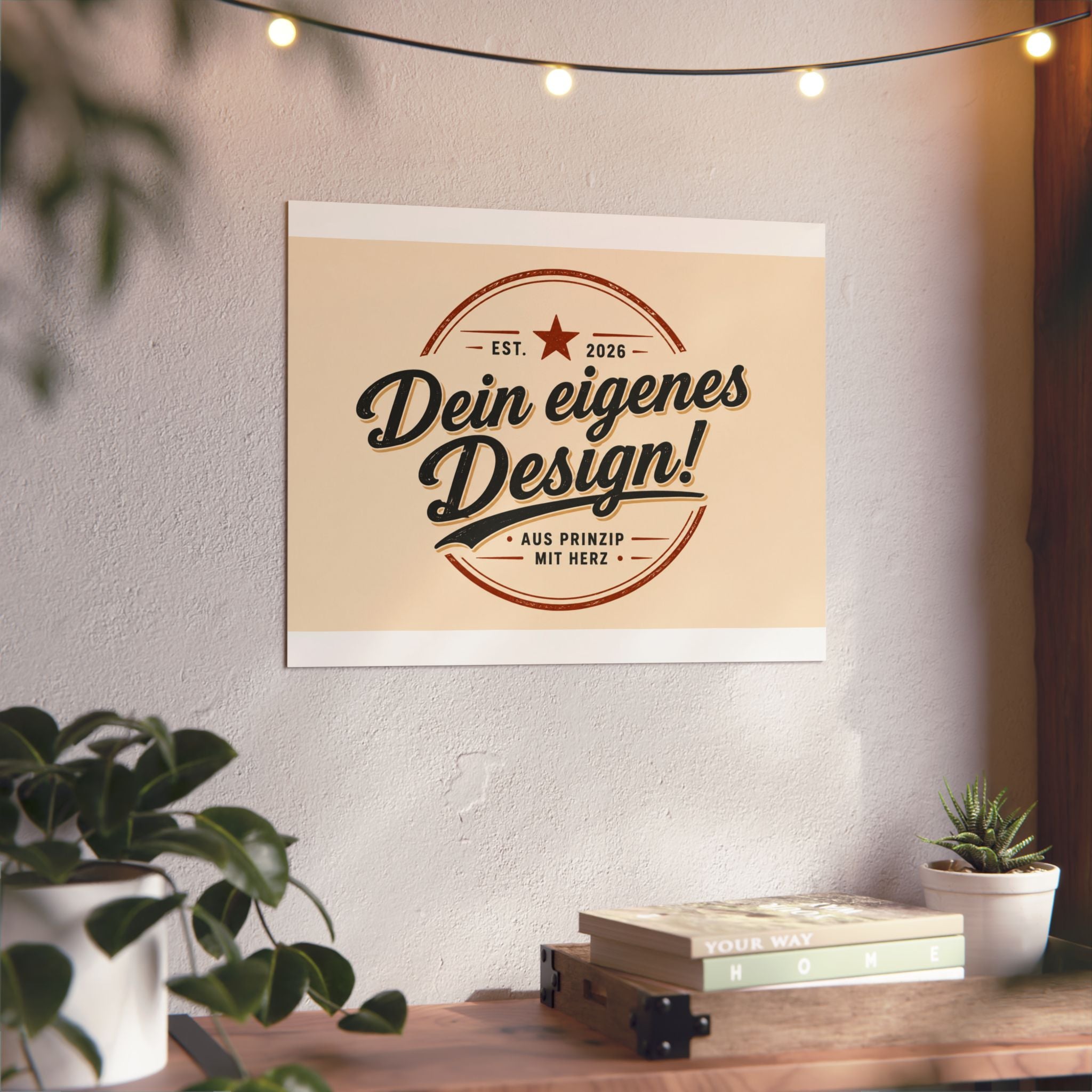 Custom Aluminum Wall Panel — "Dein eigenes Design!" Personalized Metal Sign