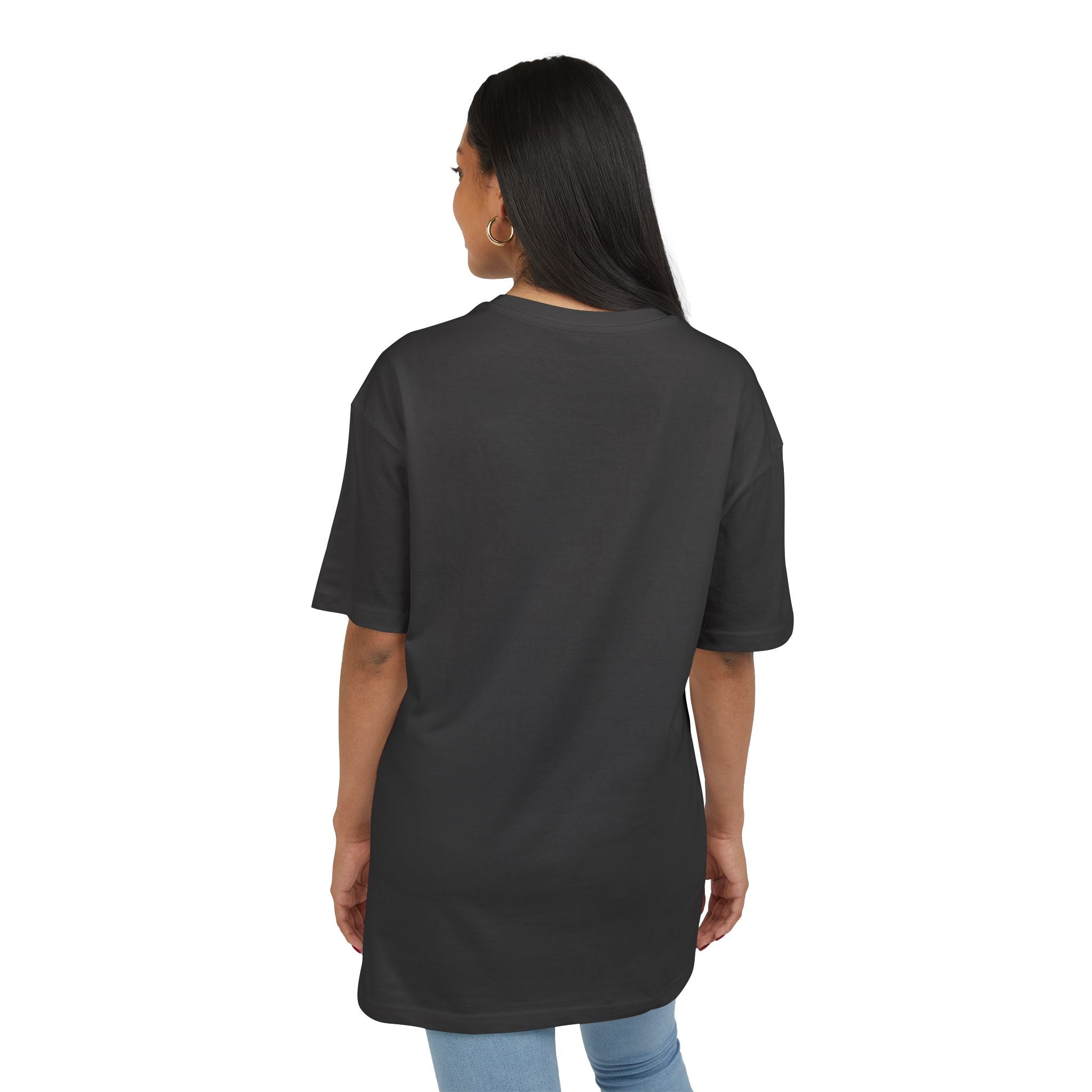 Oversize Tee — "Dein eigenes Design!" Retro Badge Graphic