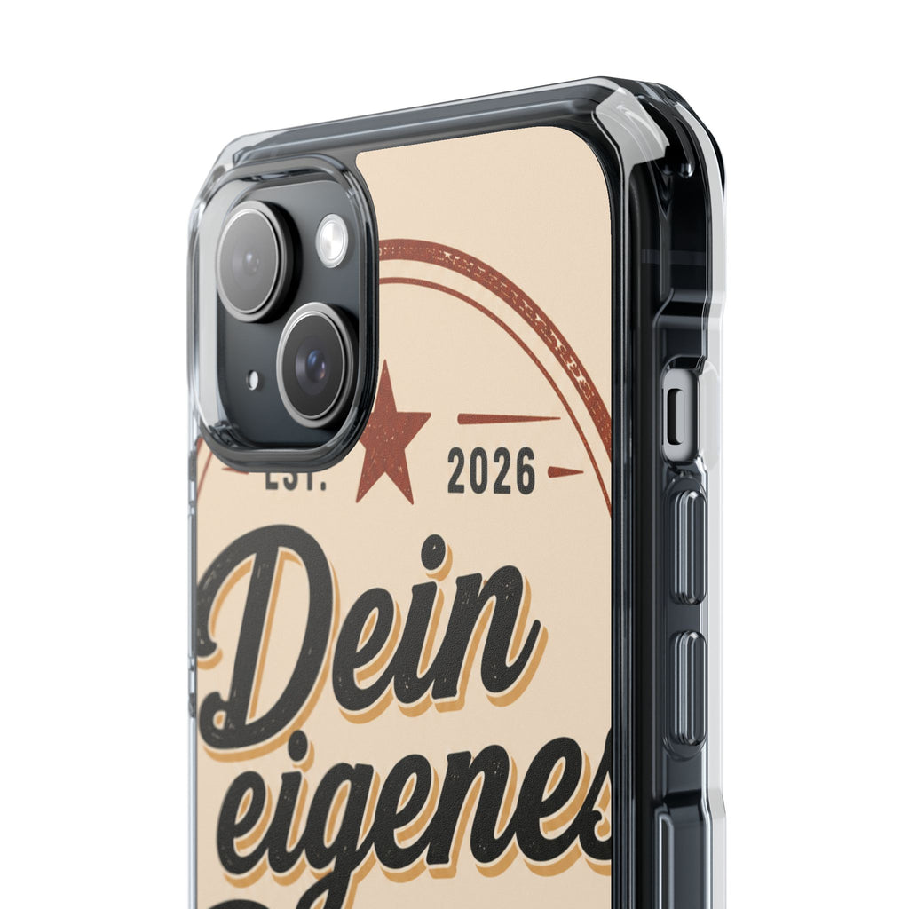Clear Magnetic Phone Case — Custom Print “Dein eigenes Design”