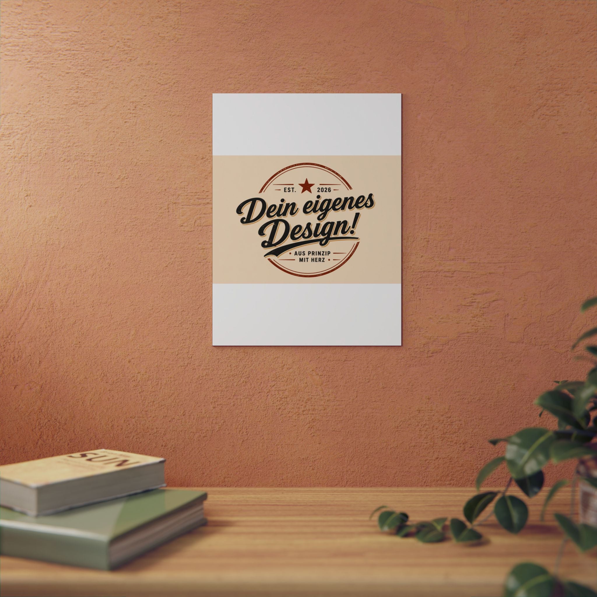 Custom Aluminum Wall Panel — "Dein eigenes Design!" Personalized Metal Sign