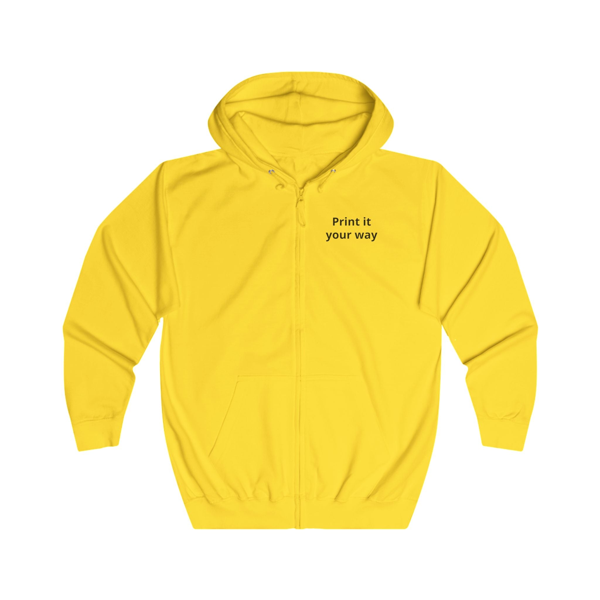 Protect Your Peace Zip Hoodie – Mit eigenem Foto | Full-Zip Hoodie