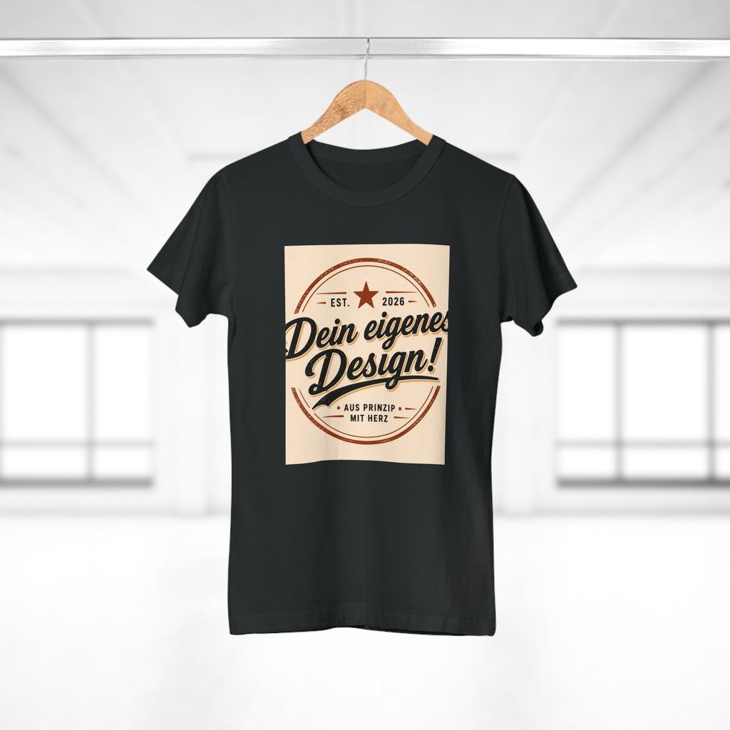 Women’s T-Shirt “Dein eigenes Design!” Vintage Badge Tee