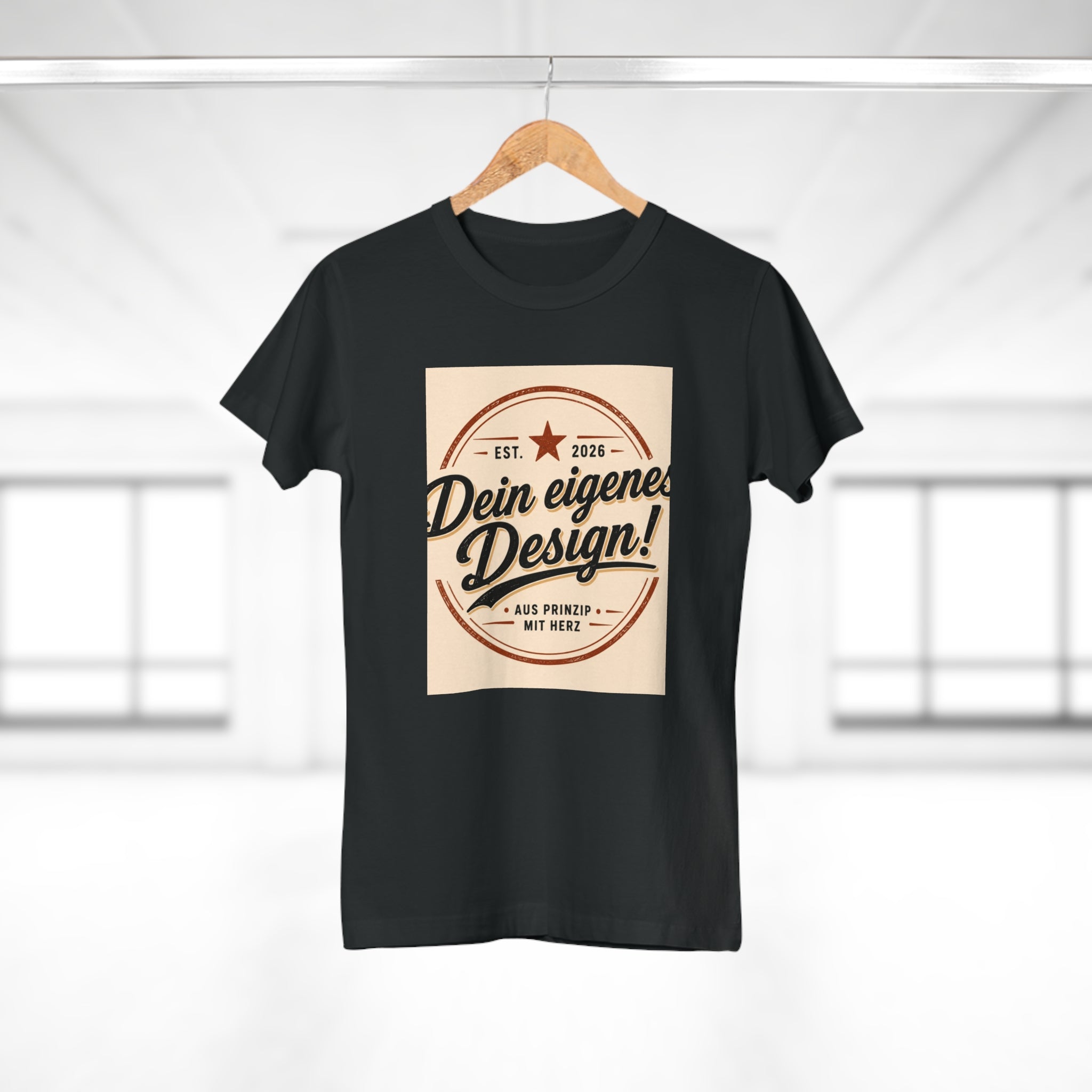 Women’s T-Shirt “Dein eigenes Design!” Vintage Badge Tee