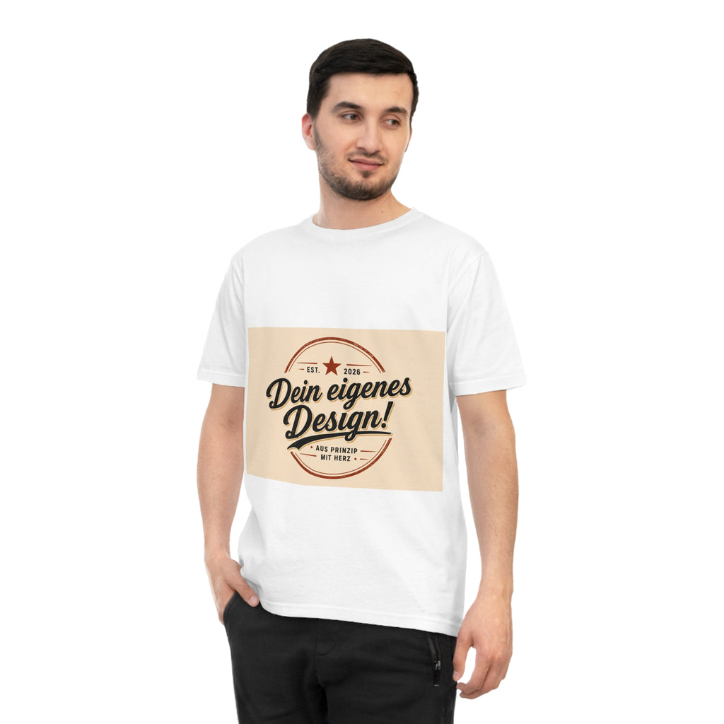 Vintage Badge T‑Shirt — "Dein eigenes Design!" Custom Retro Graphic Tee