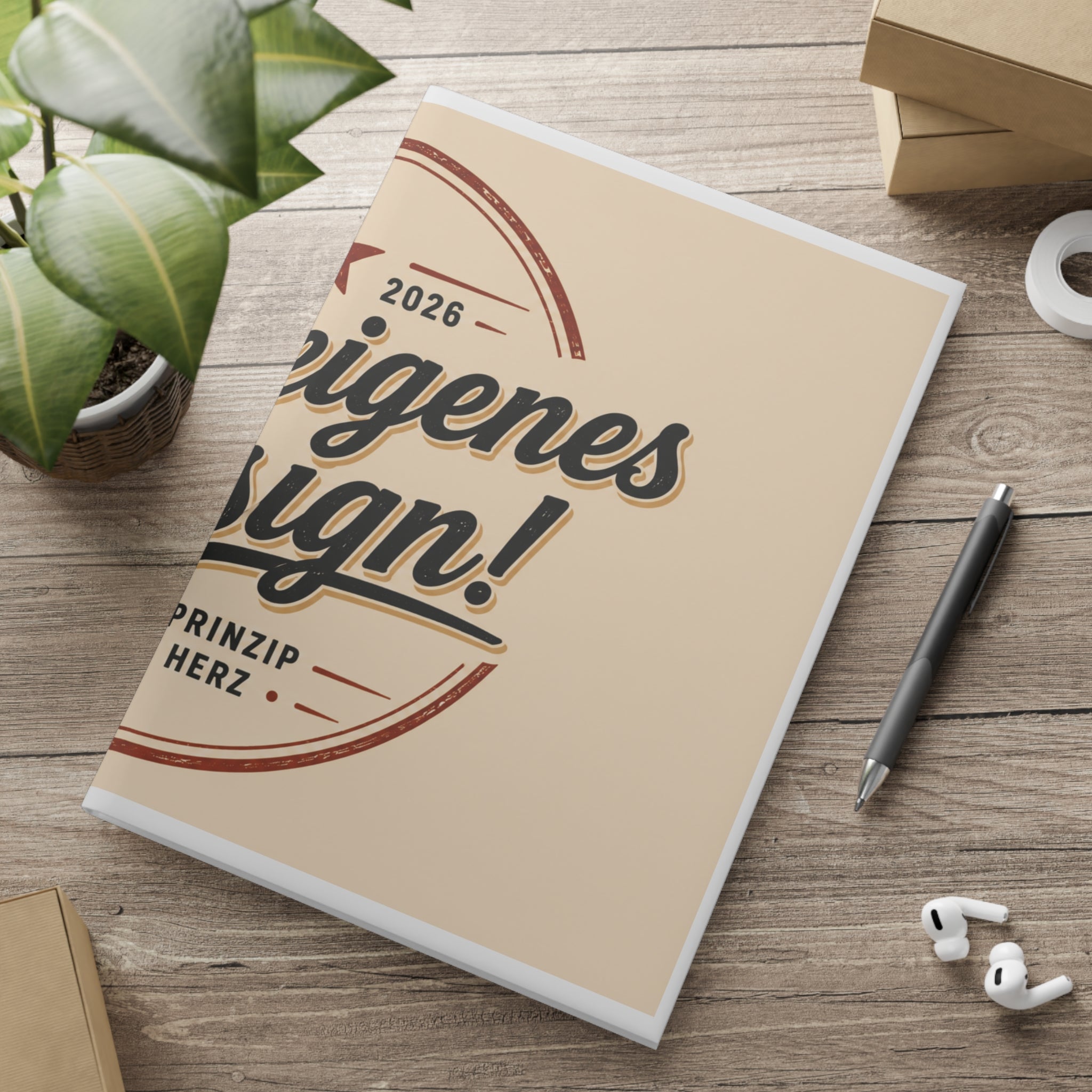 Notizbuch personalisiert mit Foto – Hardcover Journal selbst gestalten