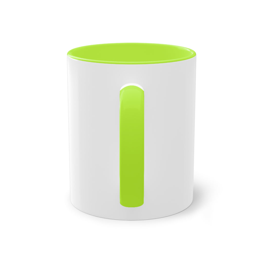 Personalized Two-Tone Coffee Mug — "Dein eigenes Design!" 11oz