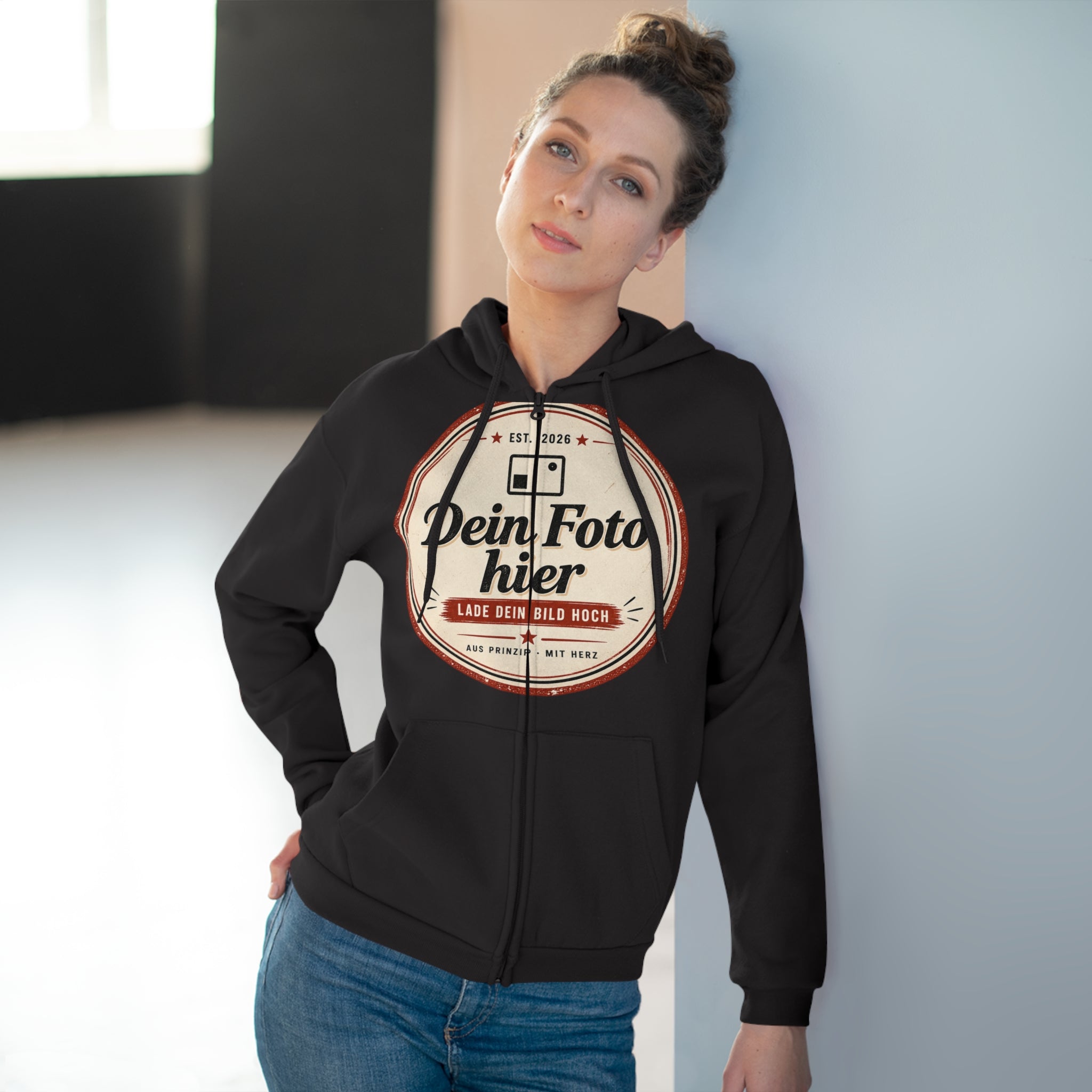 Personalized Zip Hoodie – Design with your own photo