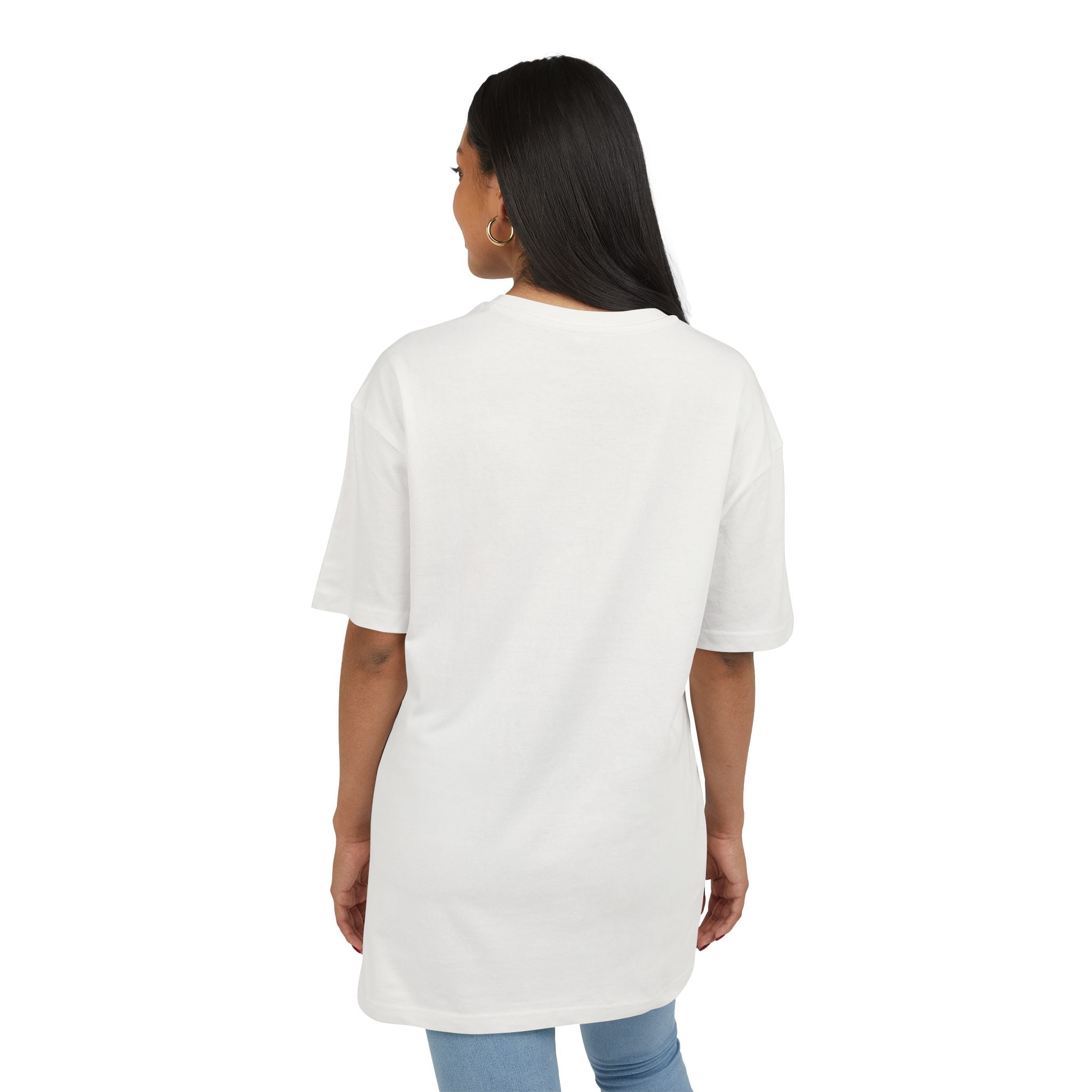 Oversize Tee — "Dein eigenes Design!" Retro Badge Graphic