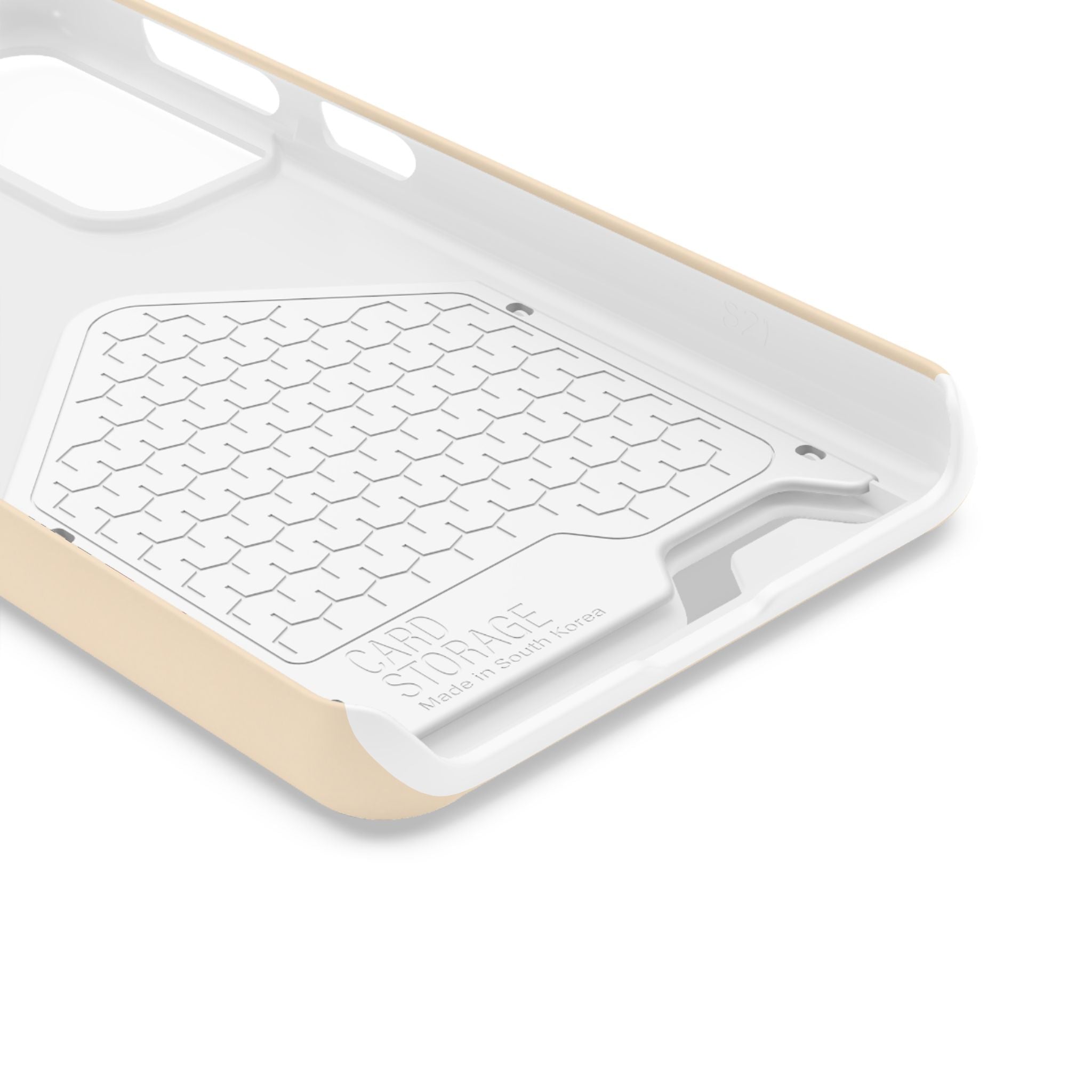 Retro Script Phone Case with Card Holder — "Dein eigenes Design!"