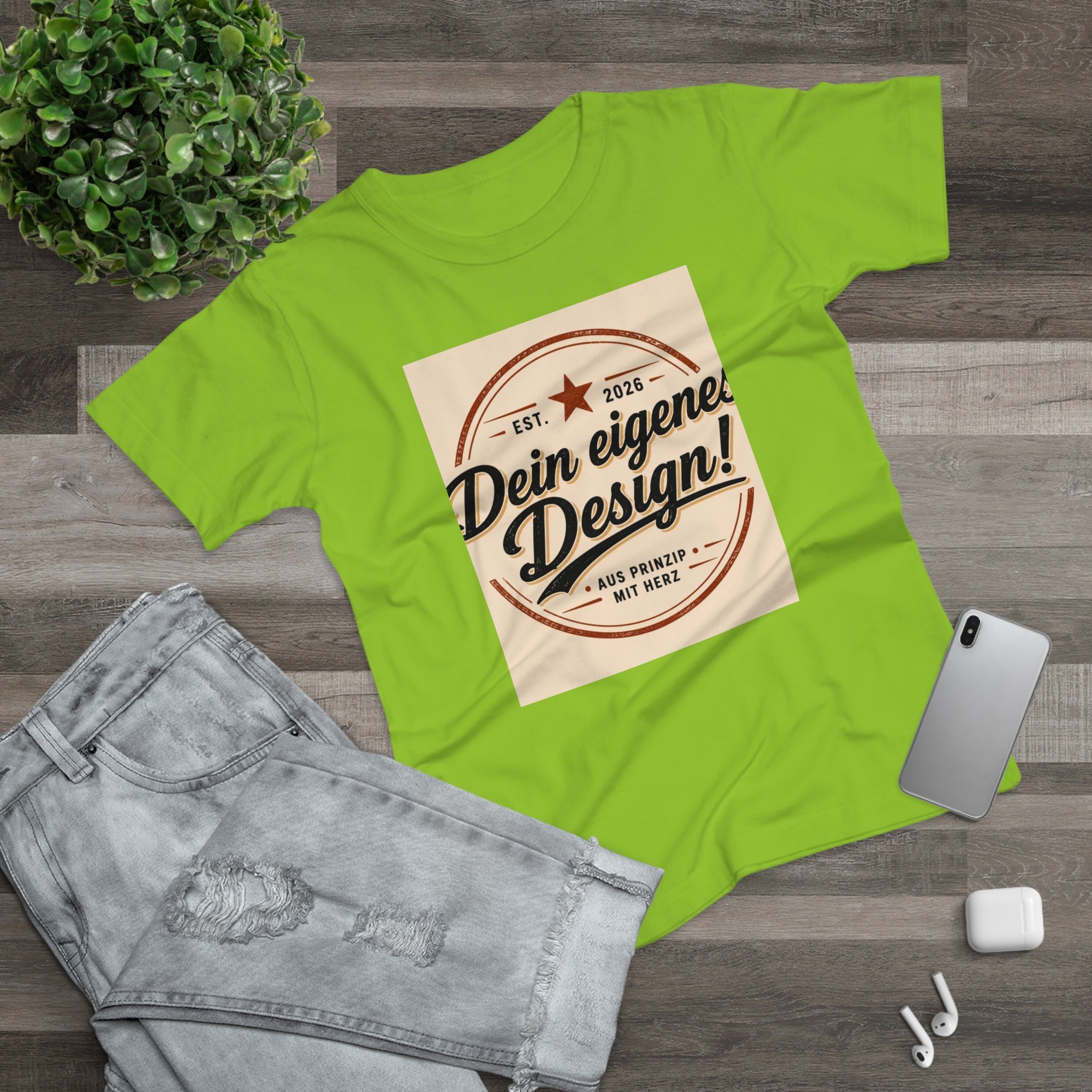 Women’s T-Shirt “Dein eigenes Design!” Vintage Badge Tee