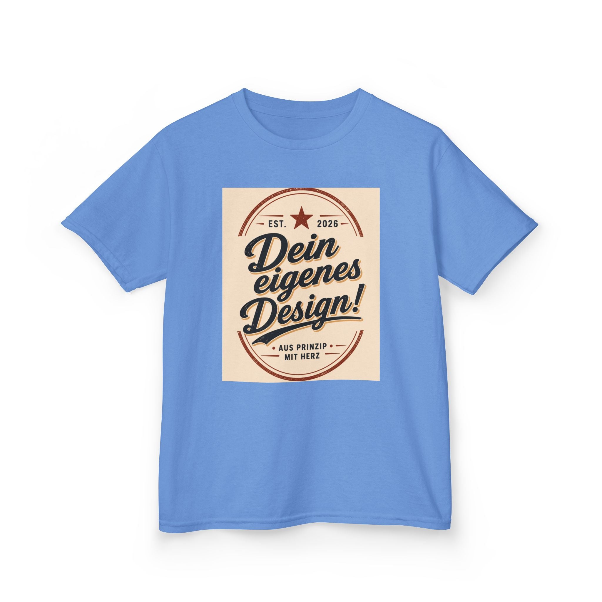 Kids T‑Shirt — "Dein eigenes Design!" Vintage Badge Graphic