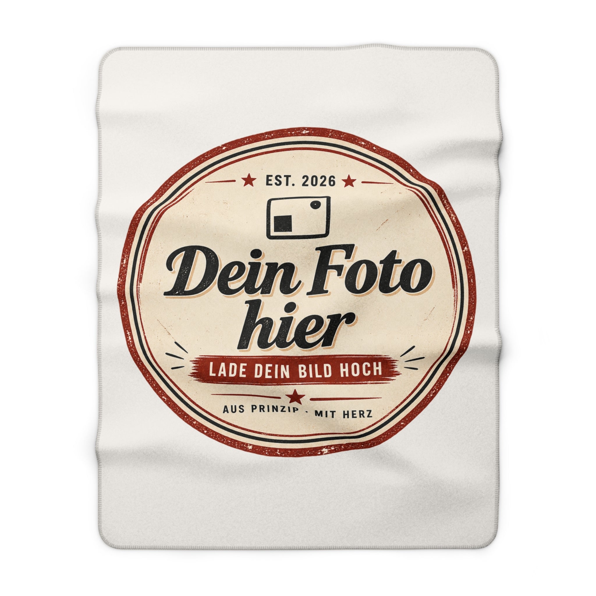 Personalized Blanket with Photo – Design Your Own Sherpa Fleece Blanket