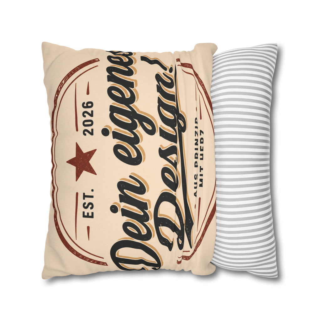 Spun Polyester Square Pillowcase