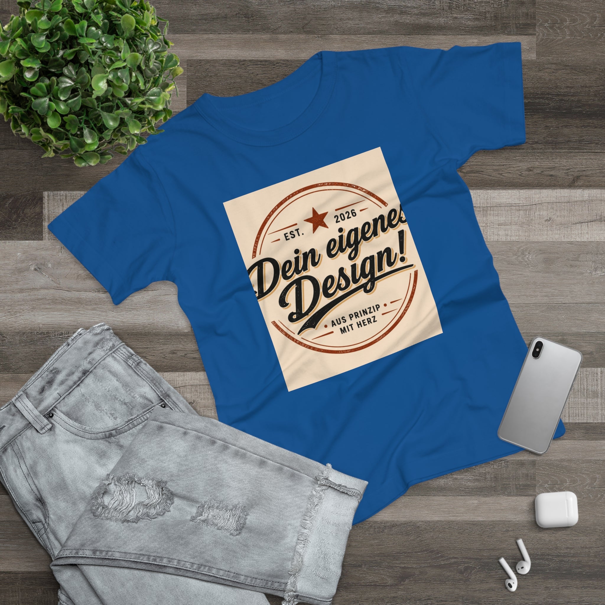 Women’s T-Shirt “Dein eigenes Design!” Vintage Badge Tee
