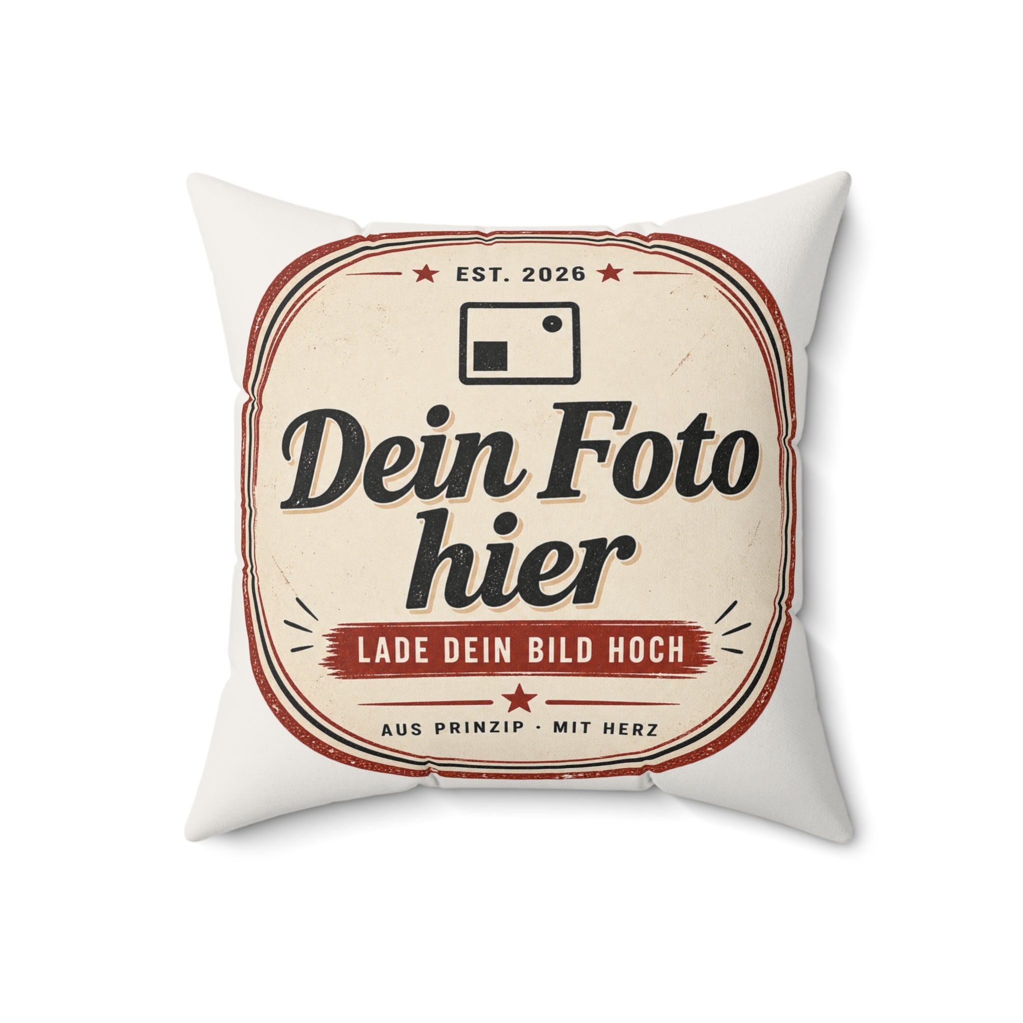 Photo personalized decorative pillow - Design your own printed pillow
