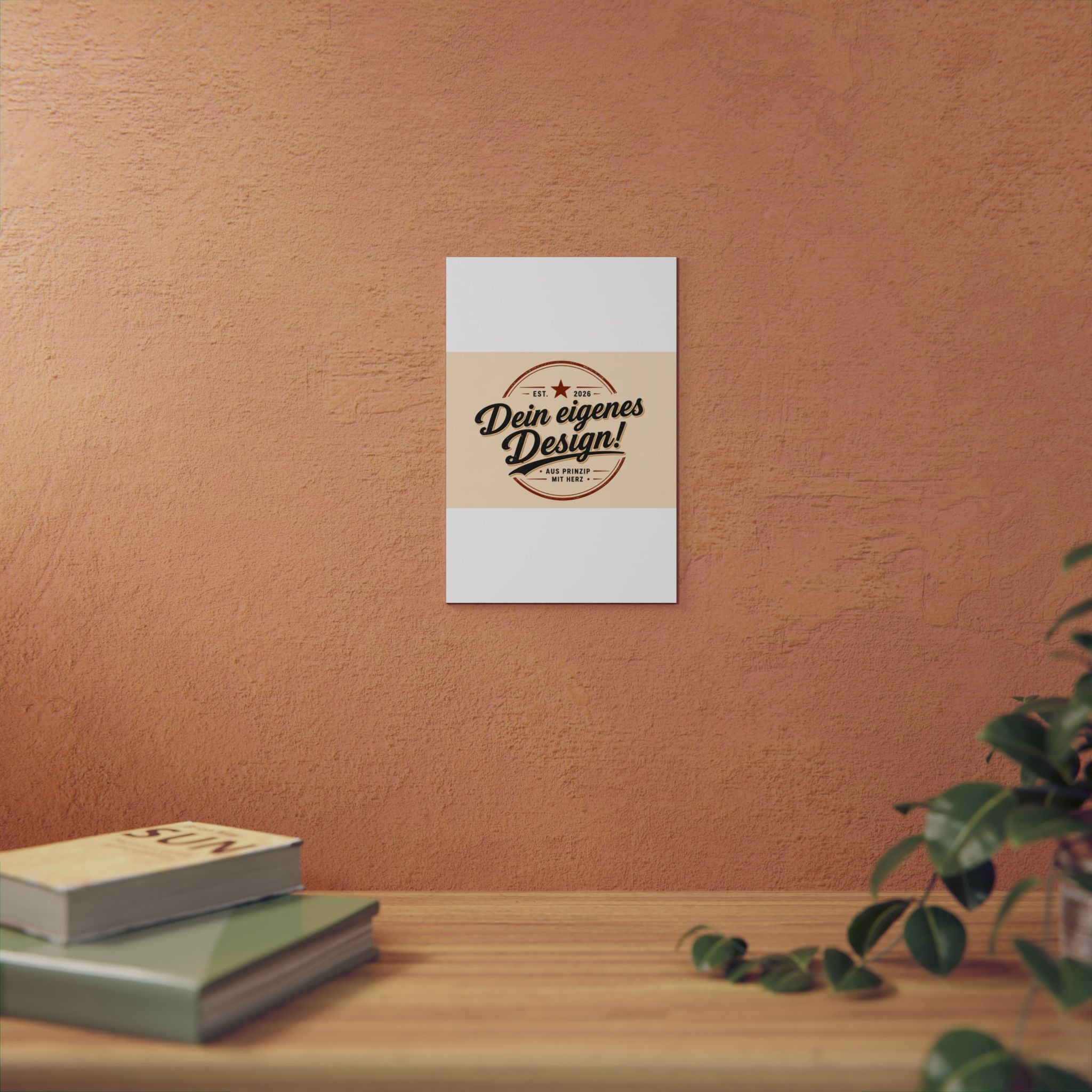 Custom Aluminum Wall Panel — "Dein eigenes Design!" Personalized Metal Sign