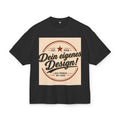 Vintage Badge T-Shirt — "Dein eigenes Design!" Retro Logo Tee