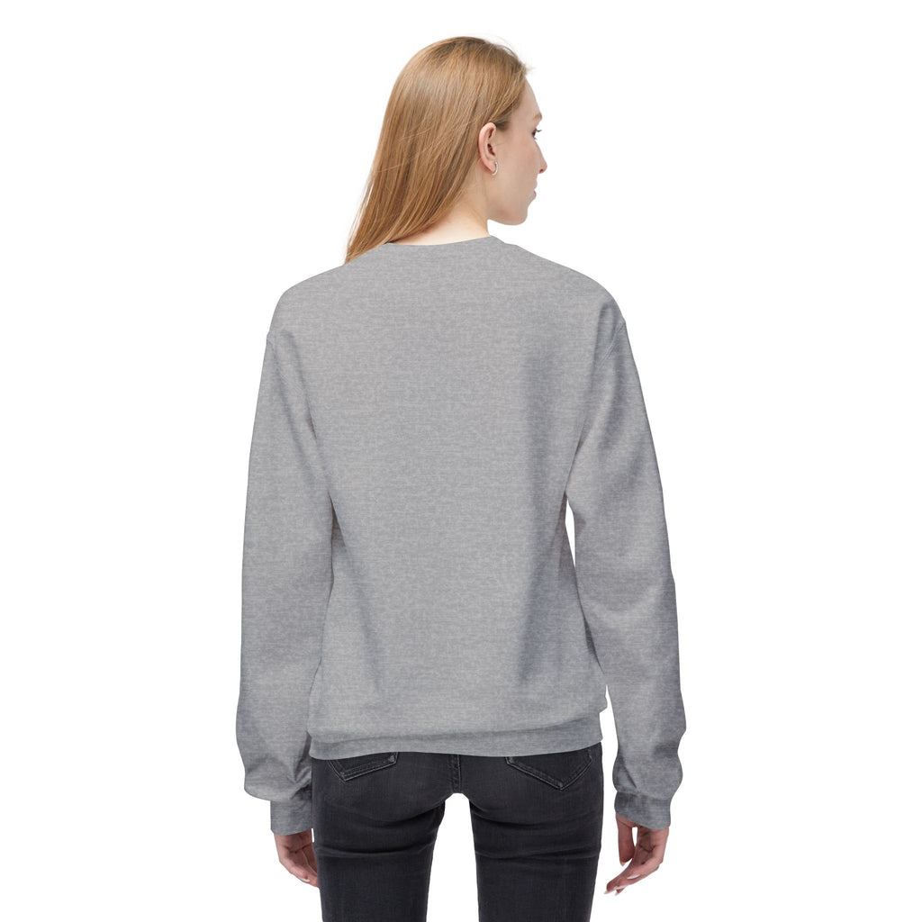 Crewneck Sweatshirt — "Dein eigenes Design!" Retro Badge Graphic