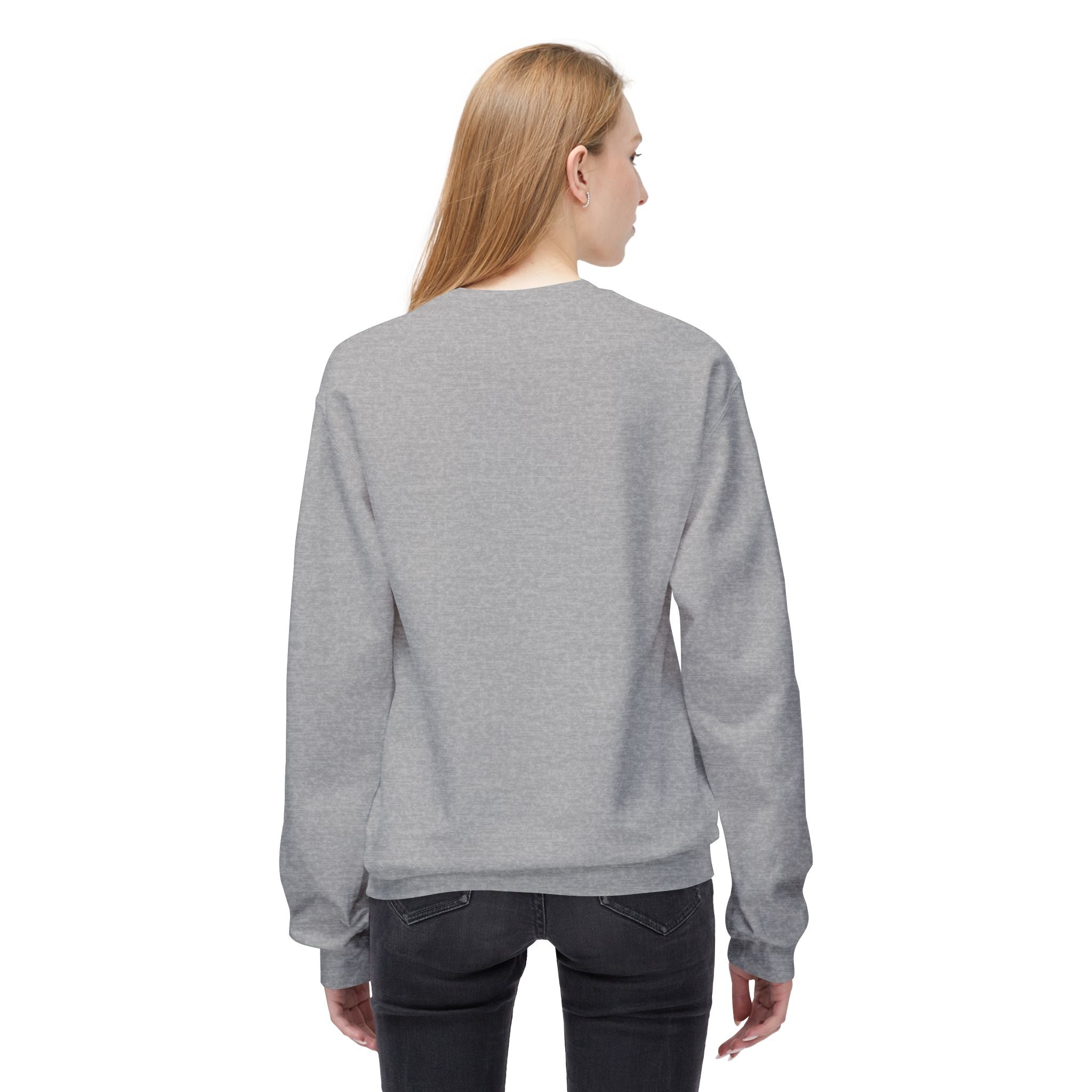 Crewneck Sweatshirt — "Dein eigenes Design!" Retro Badge Graphic