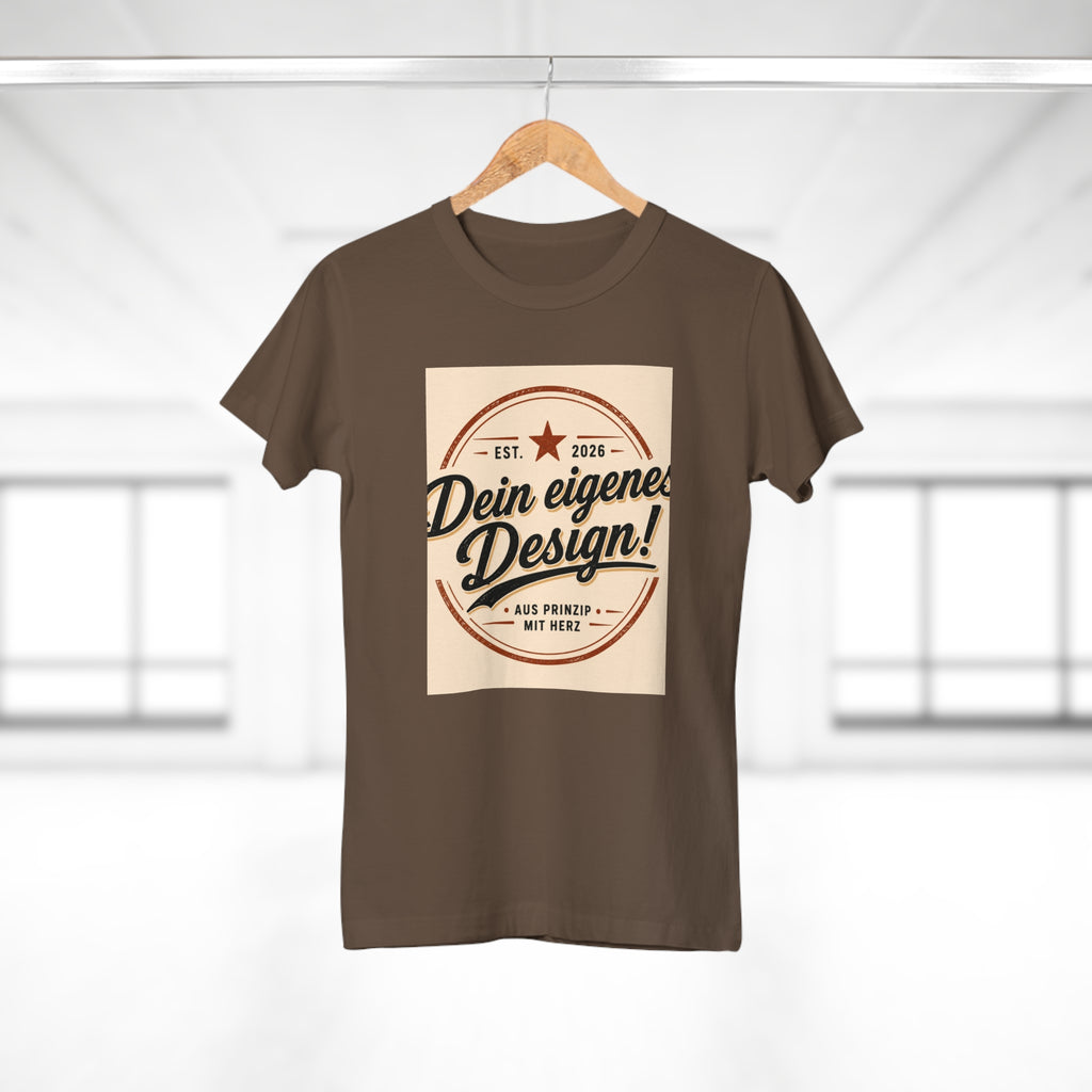 Women’s T-Shirt “Dein eigenes Design!” Vintage Badge Tee