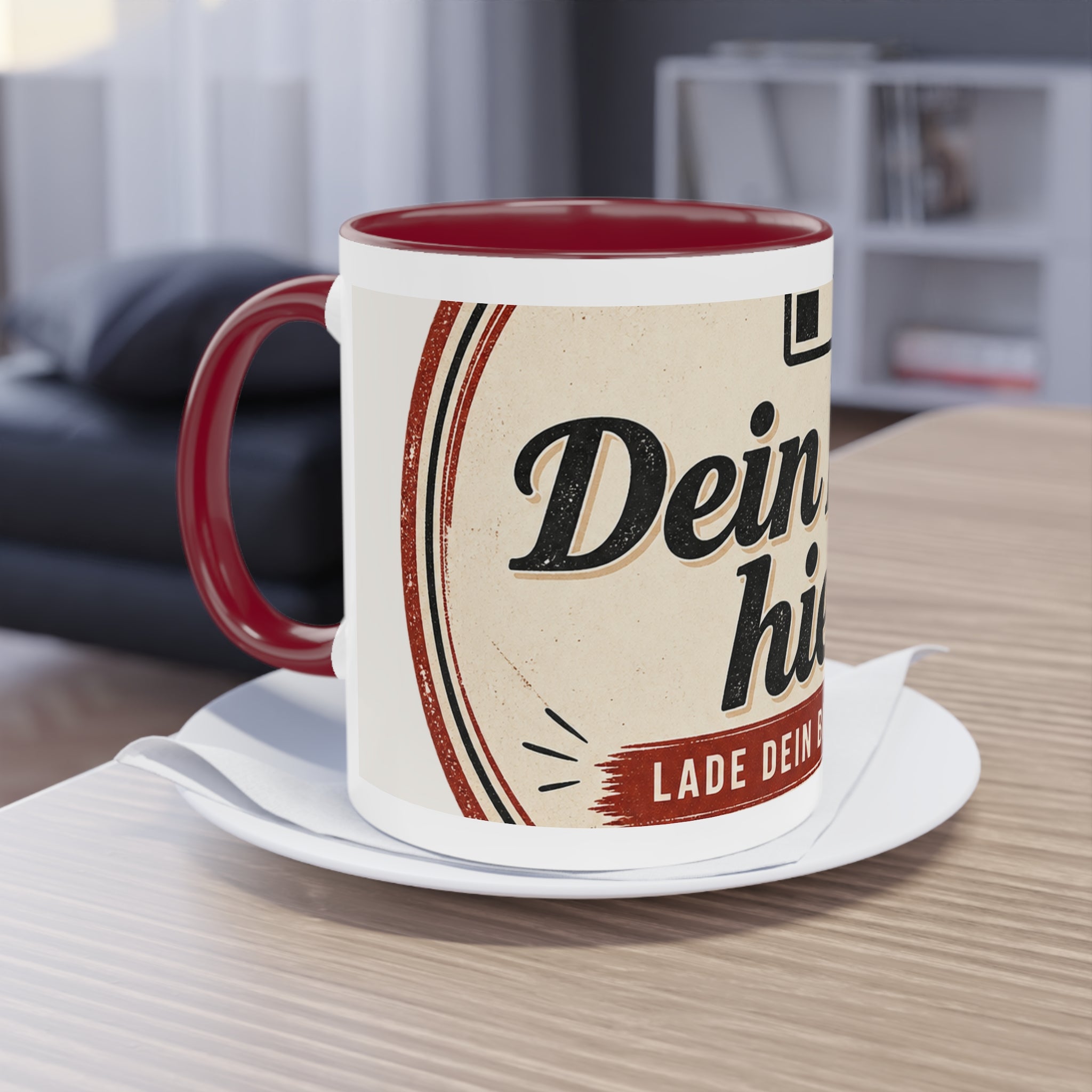 Two-Tone Personalized Mug – 11oz Coffee Cup Printed with Your Own Design