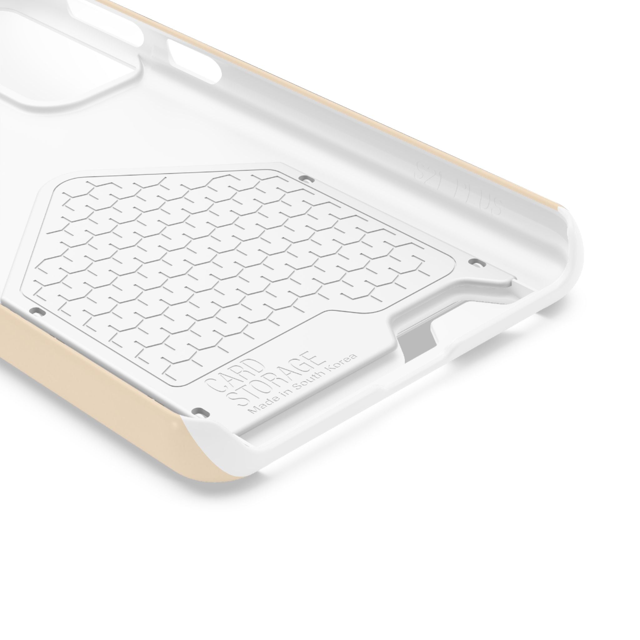 Retro Script Phone Case with Card Holder — "Dein eigenes Design!"