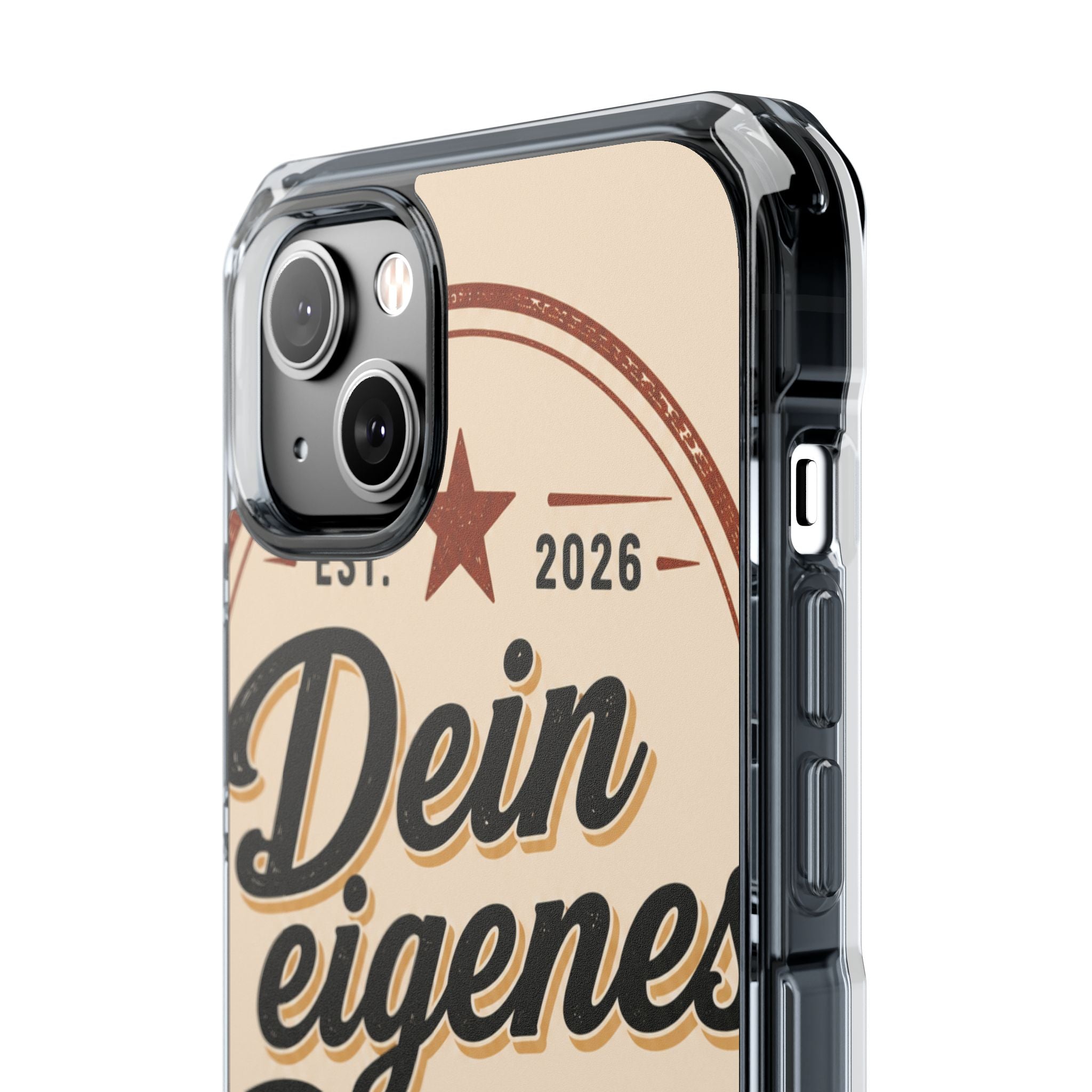 Clear Magnetic Phone Case — Custom Print “Dein eigenes Design”