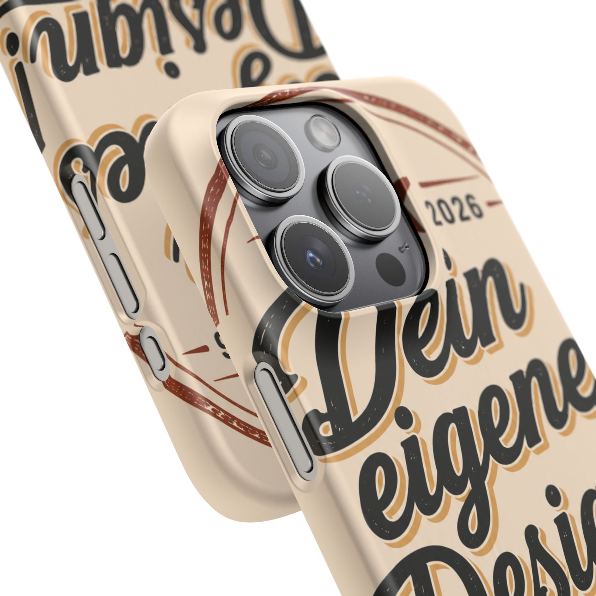 Phone Case — Retro "Dein eigenes Design" Customizable Snap Case