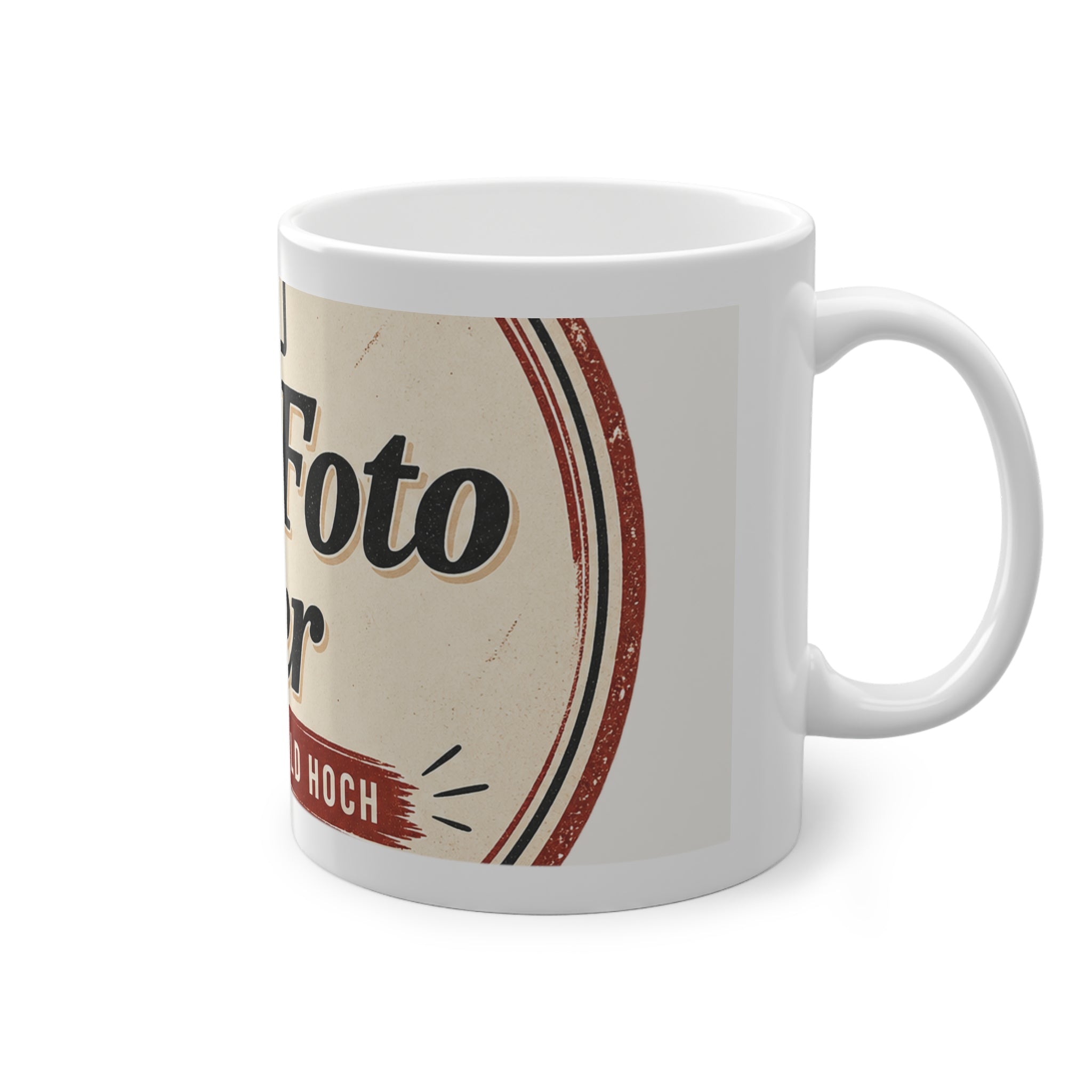 Personalized Coffee Mug with Photo – Design Your Own 11oz White Mug