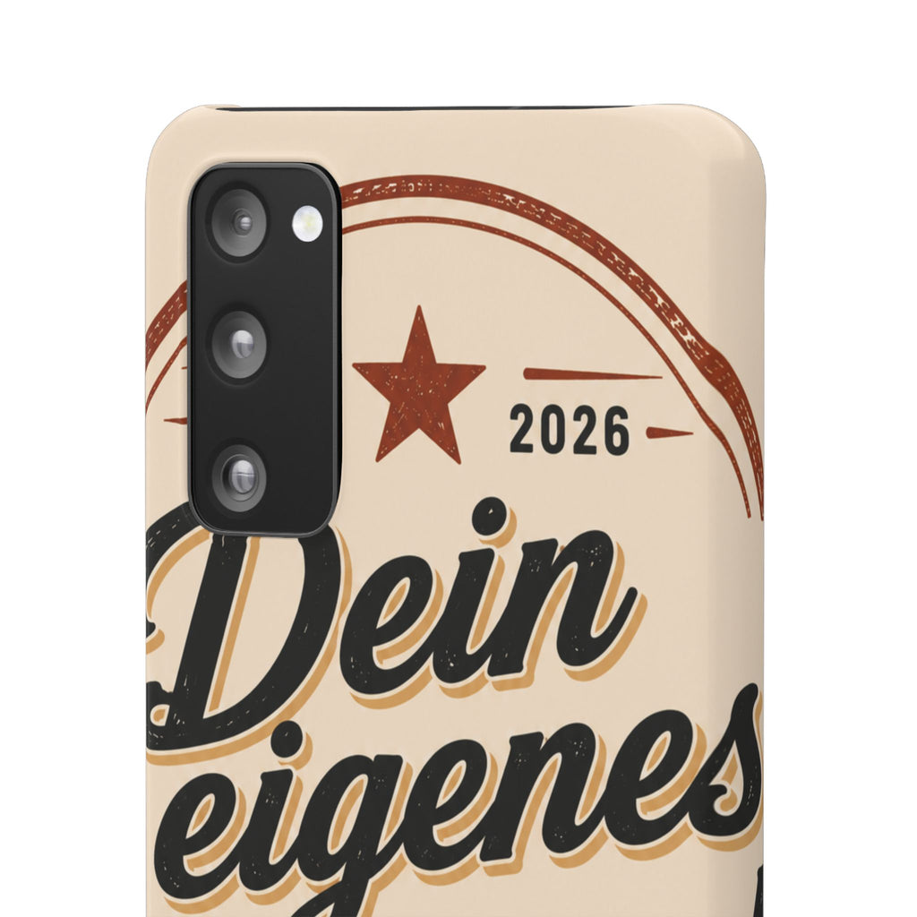 Phone Case — Retro "Dein eigenes Design" Customizable Snap Case