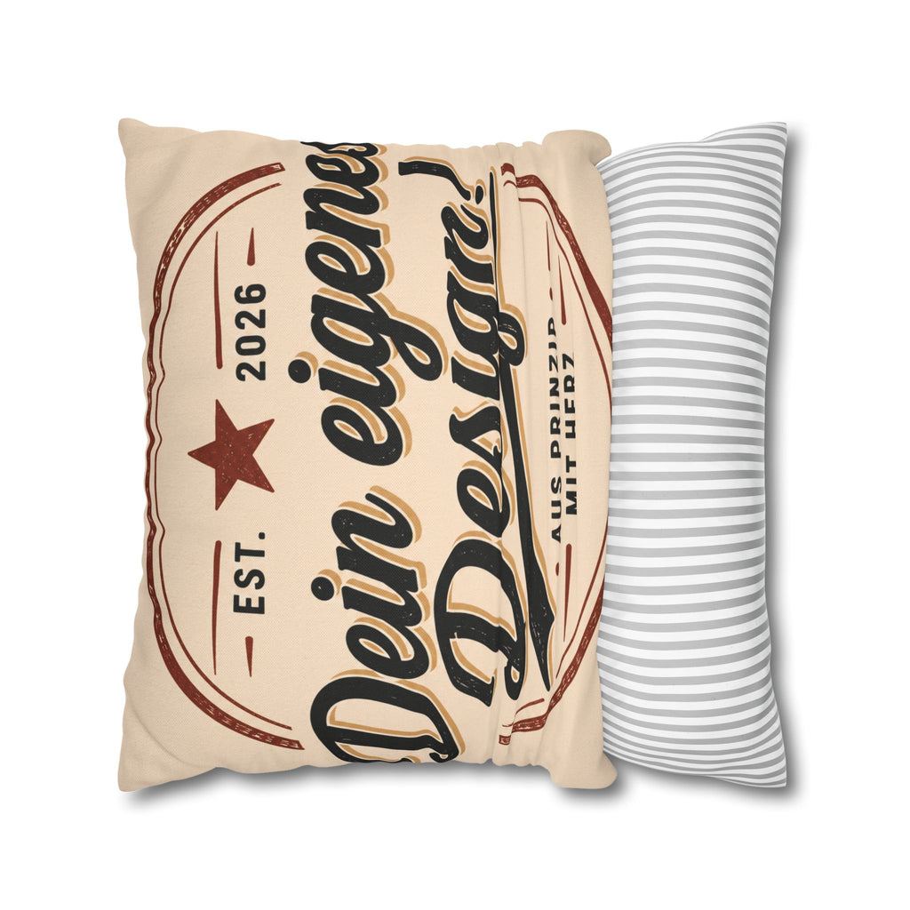 Spun Polyester Square Pillowcase
