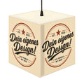 Cube Lamp — Personalized "Dein eigenes Design!" Hanging Light