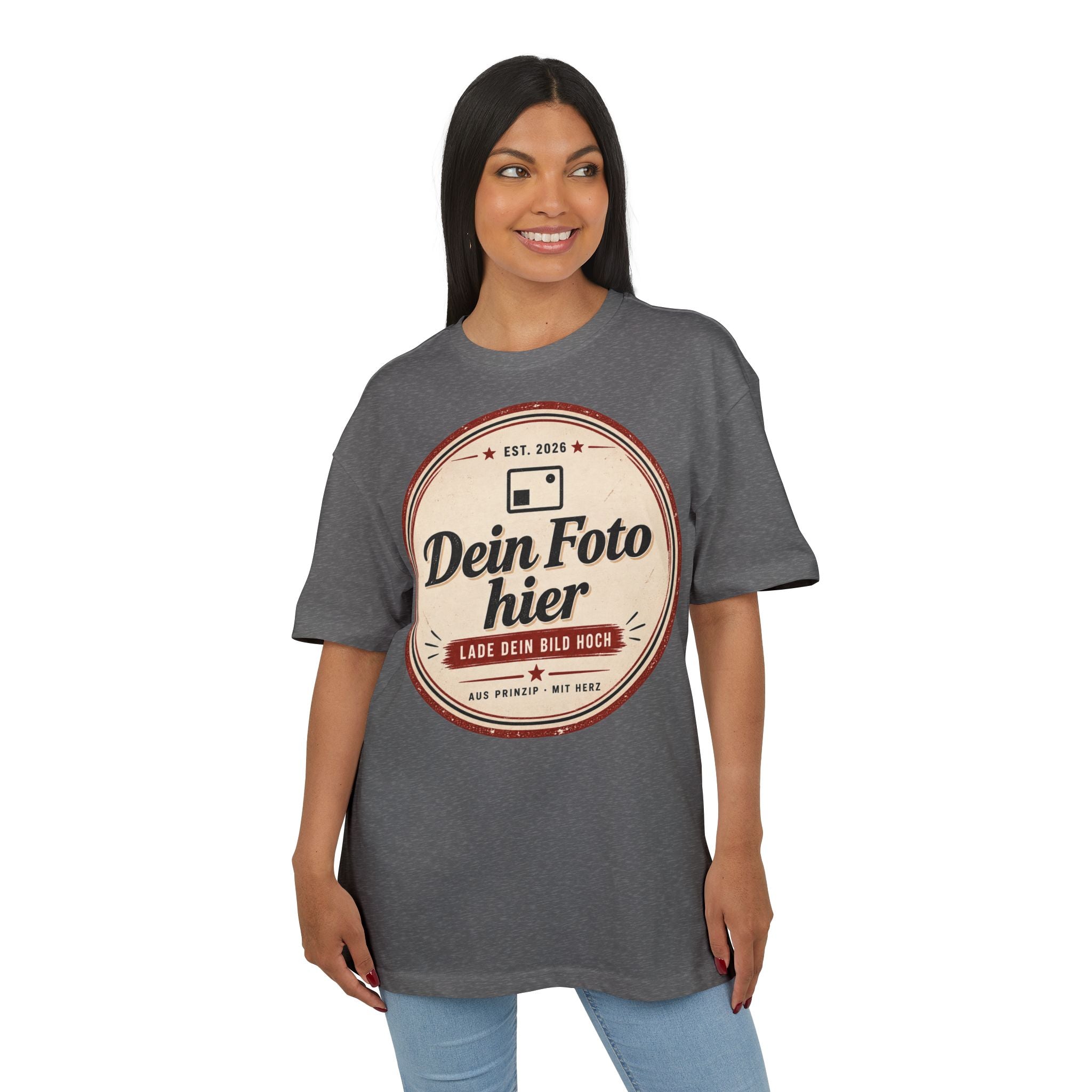 Oversize T-shirt personalized with photo - Design your own oversized shirt